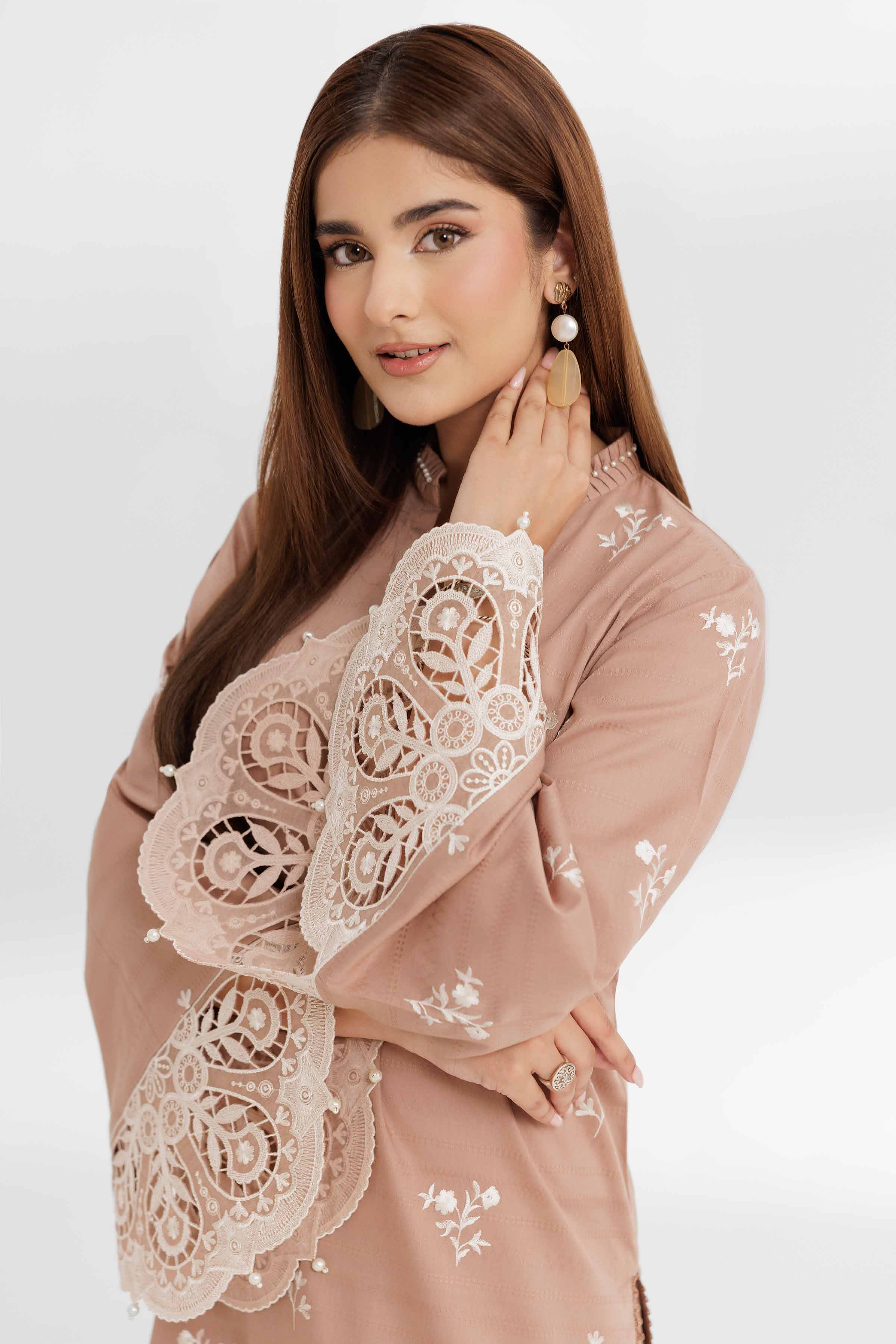 2 Piece - Dyed Embroidered Suit - 42502154 for Women - Unstitched Collection | Nishat | Shop Online