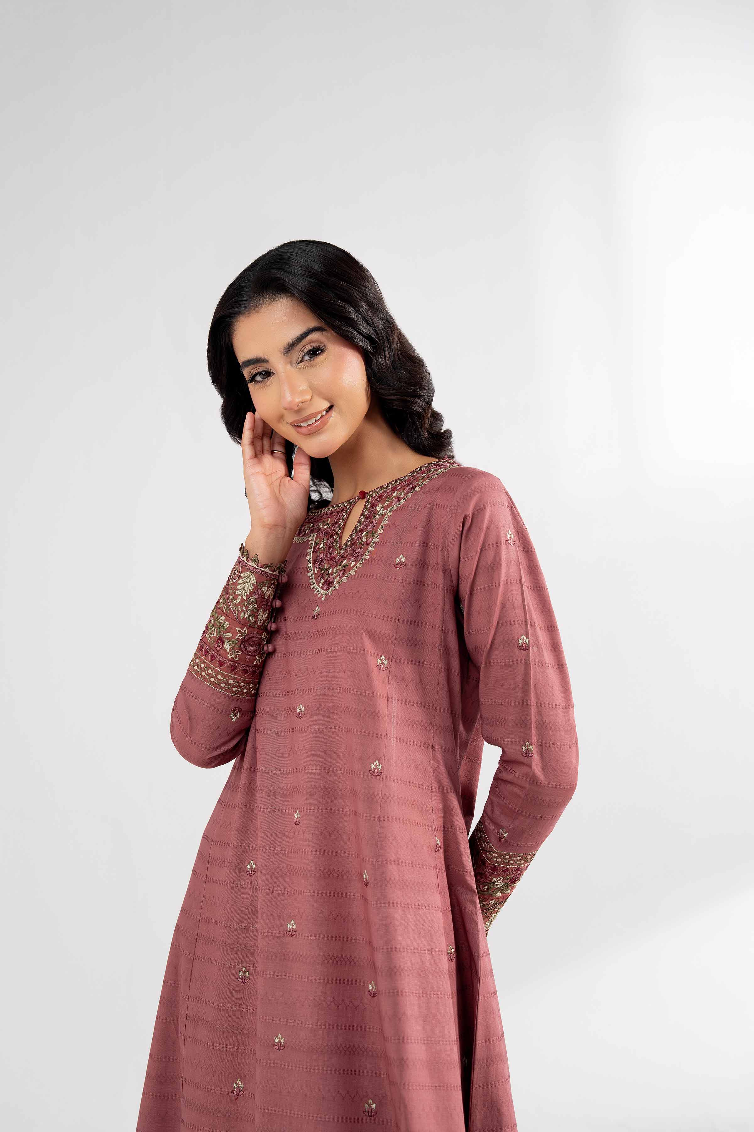 2 Piece - Dyed Embroidered Suit - 42502156 for Women - Unstitched Collection | Nishat | Shop Online