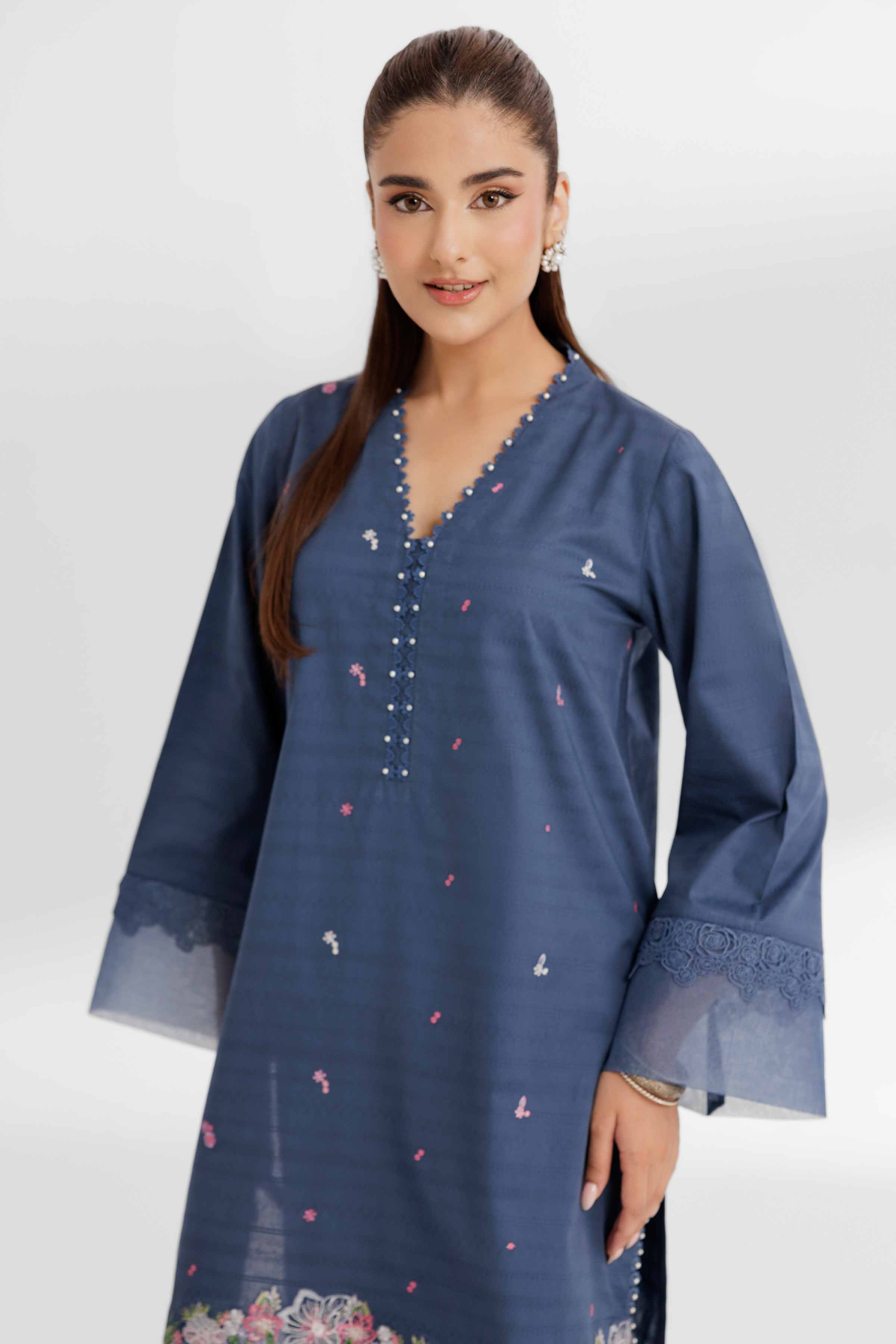 2 Piece - Dyed Embroidered Suit - 42502157 for Women - Unstitched Collection | Nishat | Shop Online