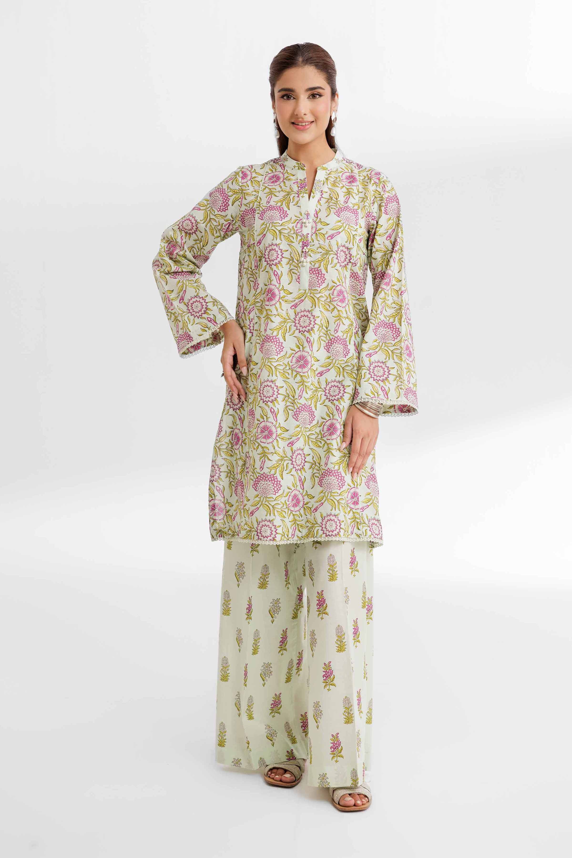 2 Piece - Printed Suit - 42502160 for Women - Unstitched Collection | Nishat | Shop Online