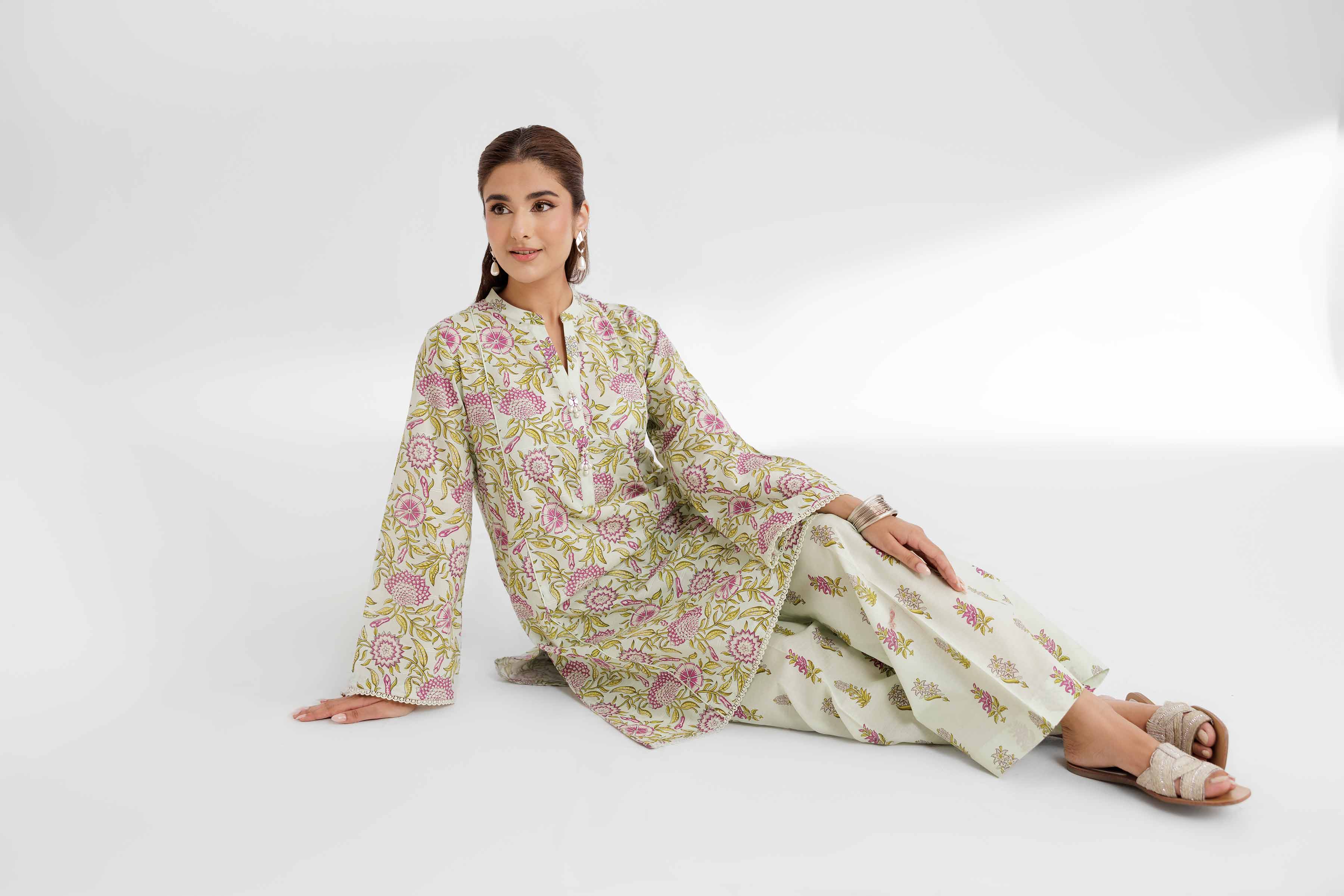 2 Piece - Printed Suit - 42502160 for Women - Unstitched Collection | Nishat | Shop Online