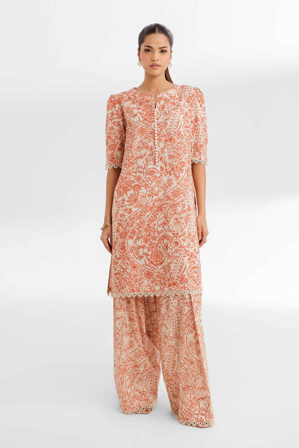 2 Piece - Printed Suit - 42502161 for Women - Unstitched Collection | Nishat | Shop Online