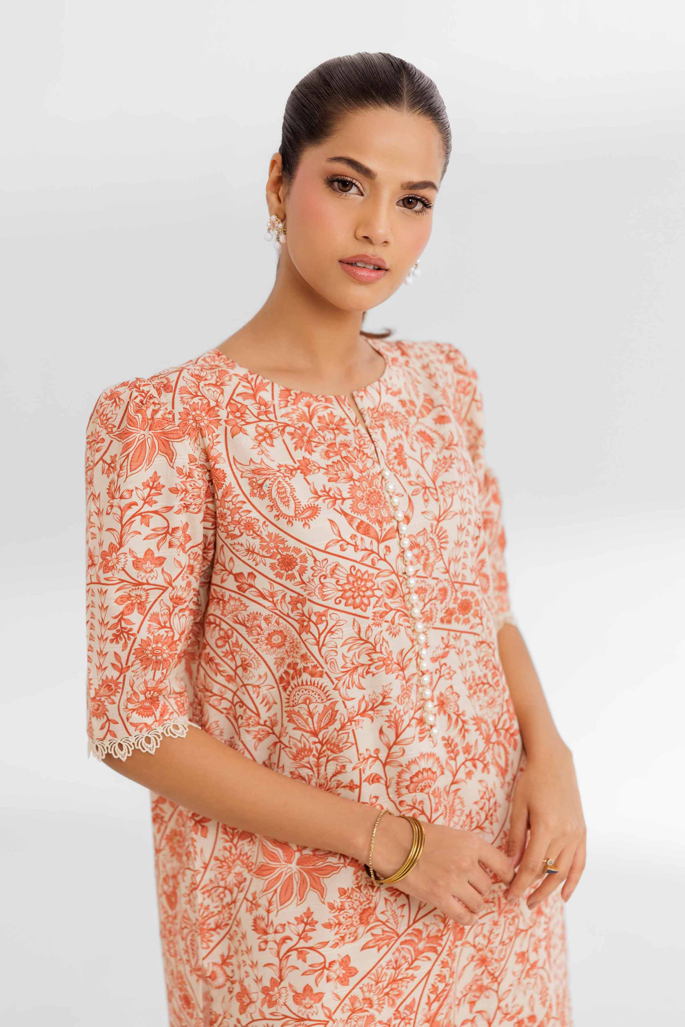 2 Piece - Printed Suit - 42502161 for Women - Unstitched Collection | Nishat | Shop Online