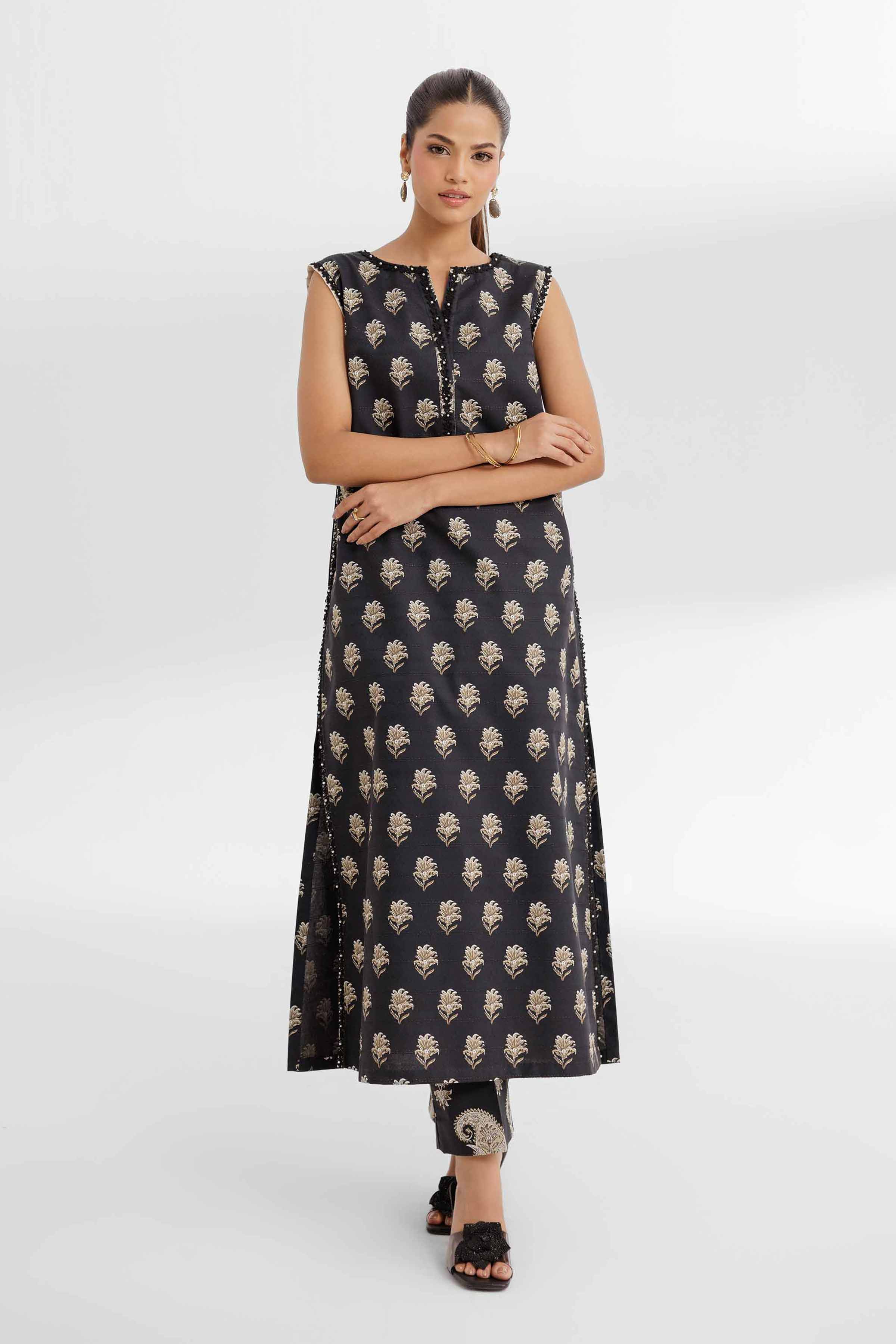 2 Piece - Printed Suit - 42502163 for Women - Unstitched Collection | Nishat | Shop Online