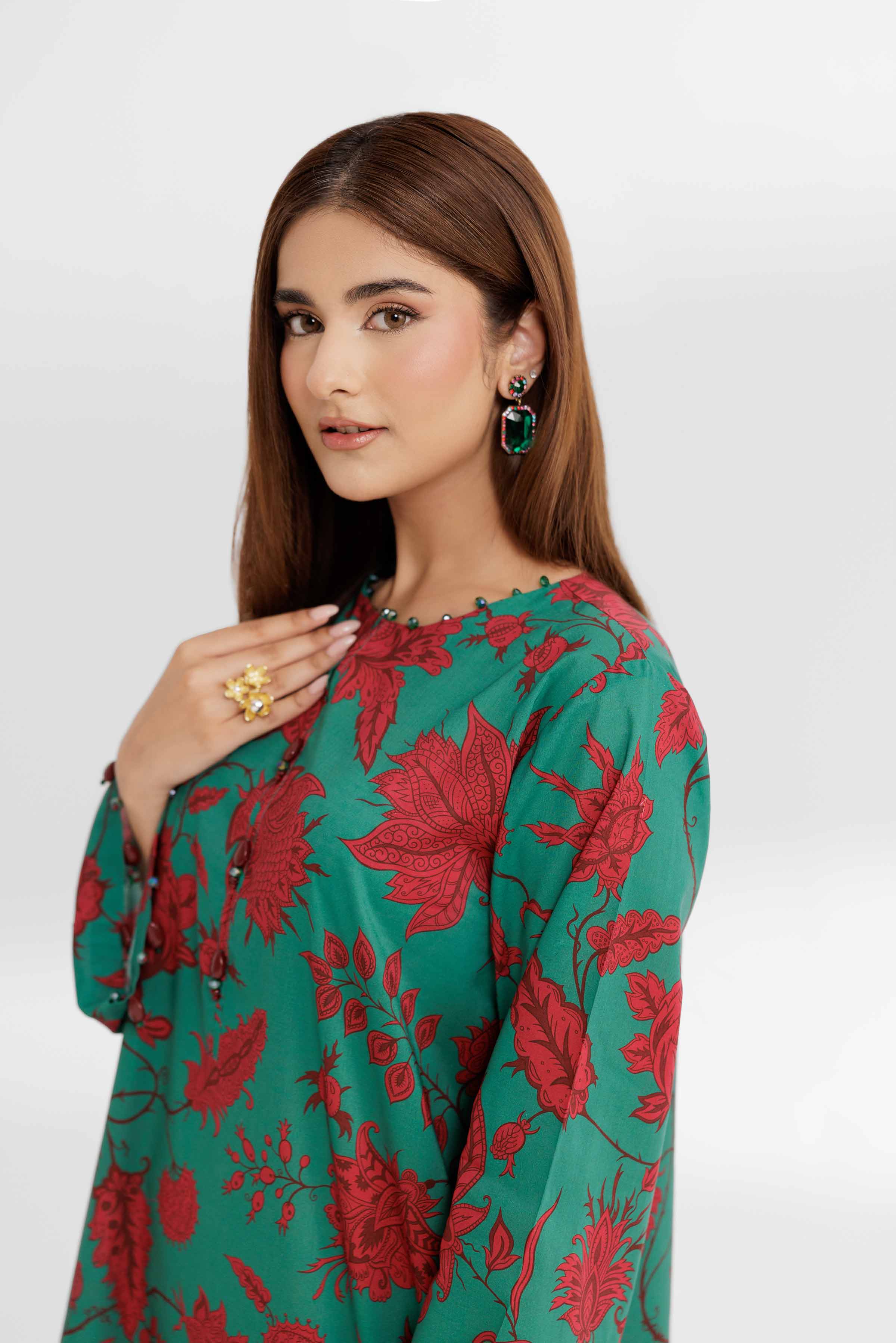 2 Piece - Printed Suit - 42502164 for Women - Unstitched Collection | Nishat | Shop Online