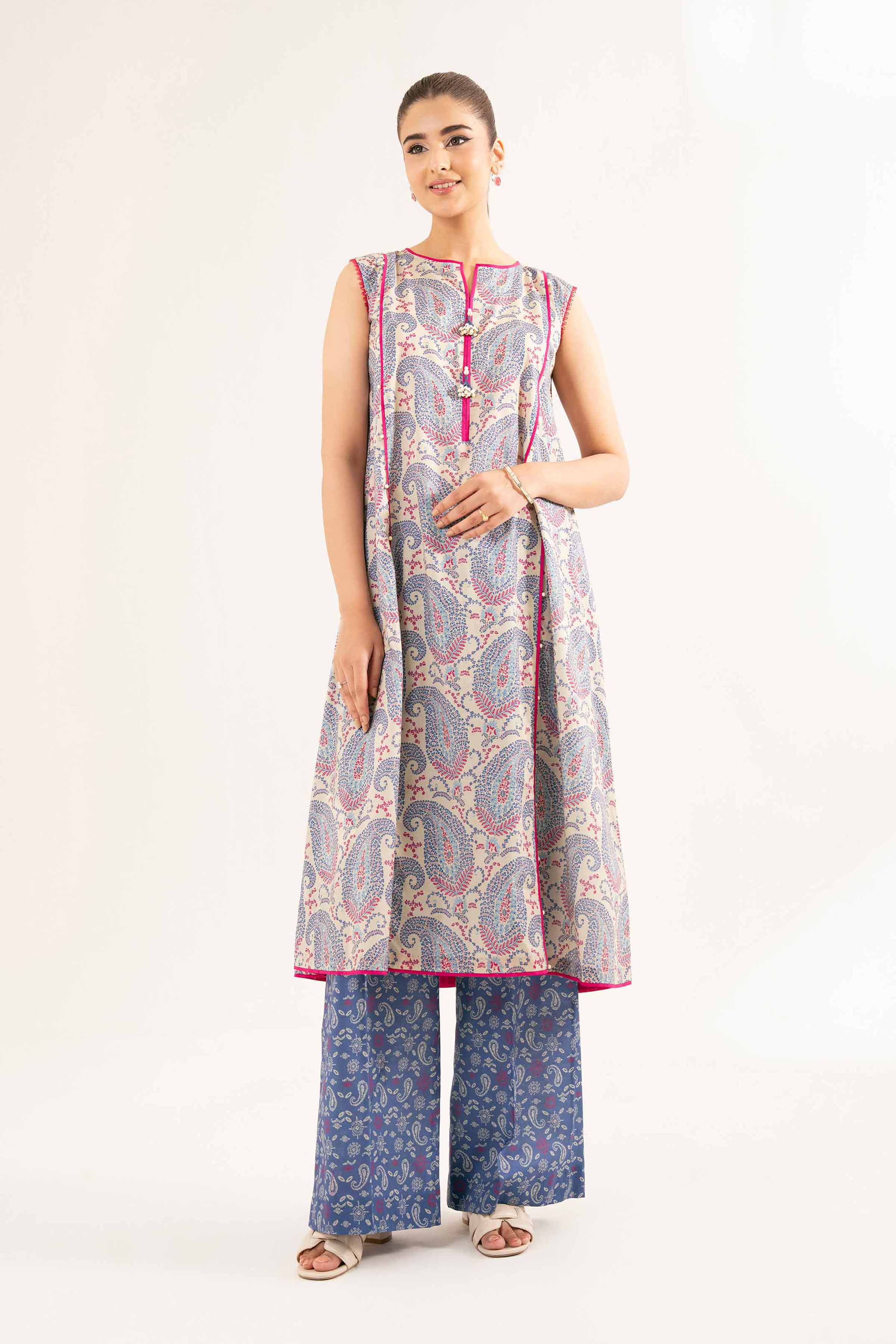 2 Piece - Printed Suit - 42502166 for Women - Unstitched Collection | Nishat | Shop Online