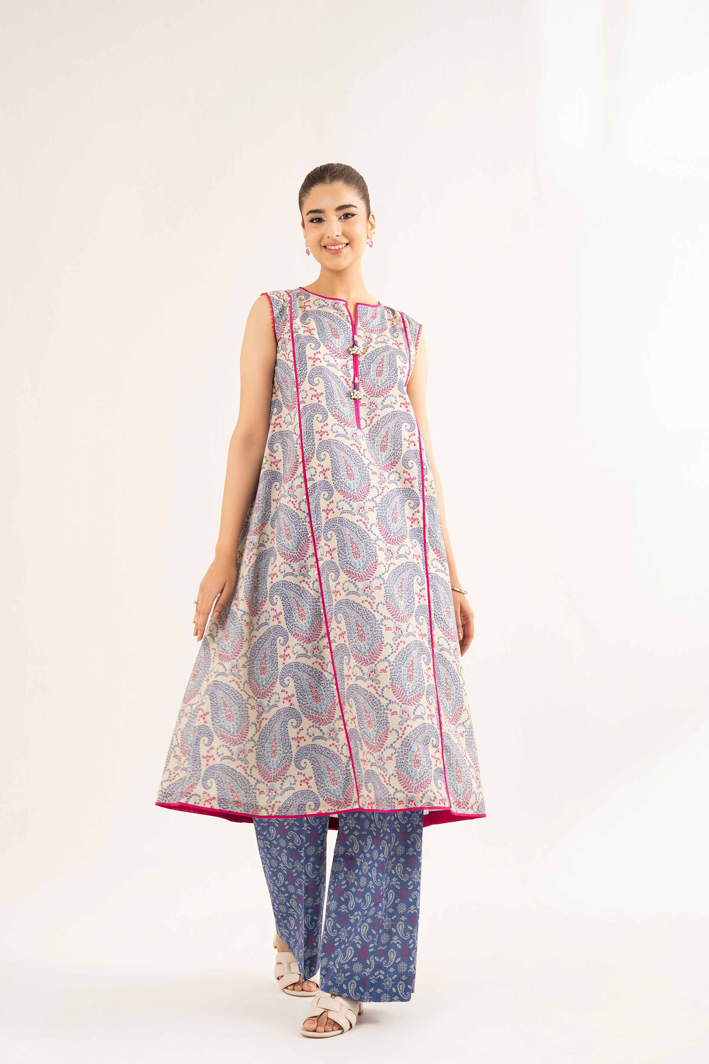 2 Piece - Printed Suit - 42502166 for Women - Unstitched Collection | Nishat | Shop Online