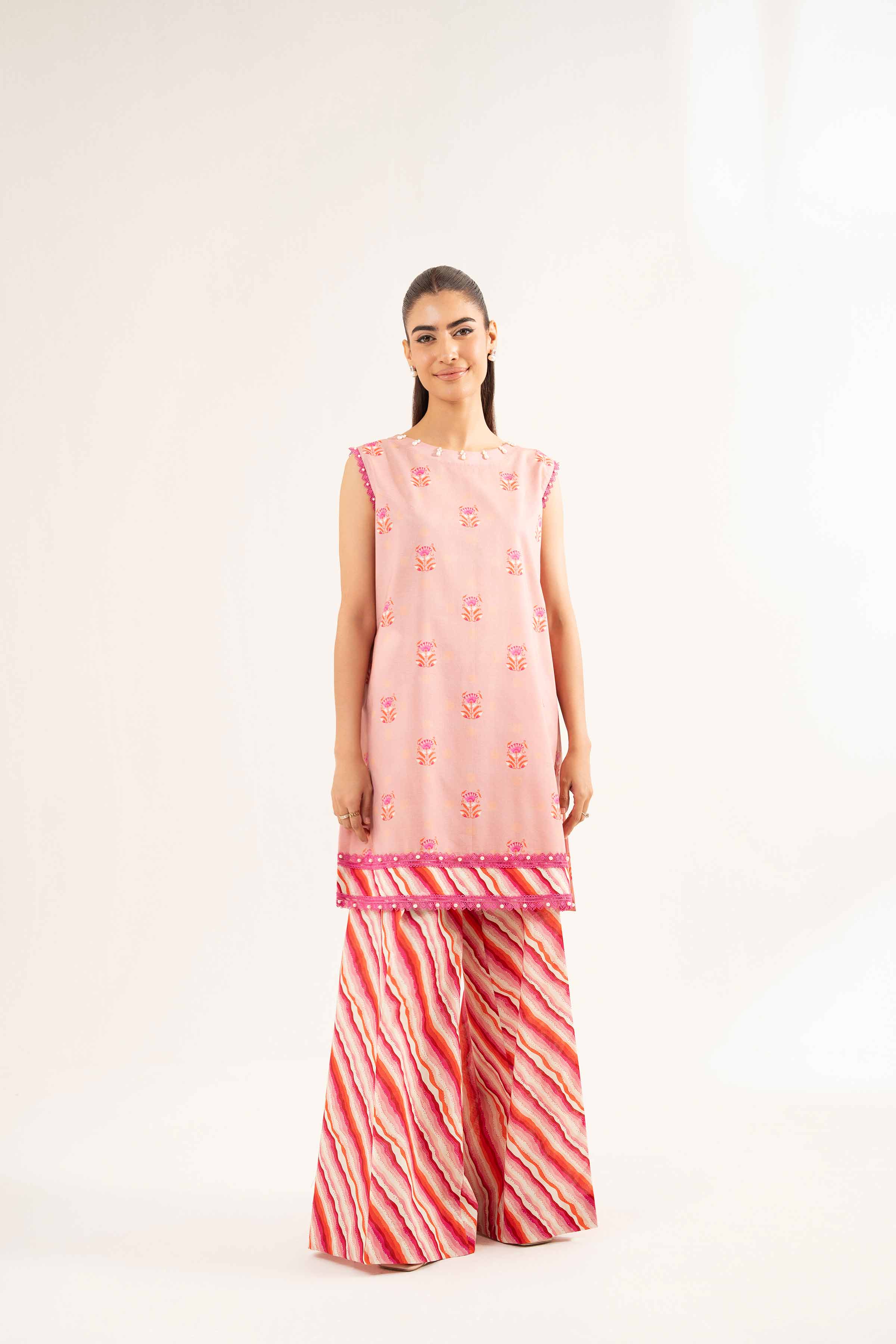 2 Piece - Printed Suit - 42502167 for Women - Unstitched Collection | Nishat | Shop Online