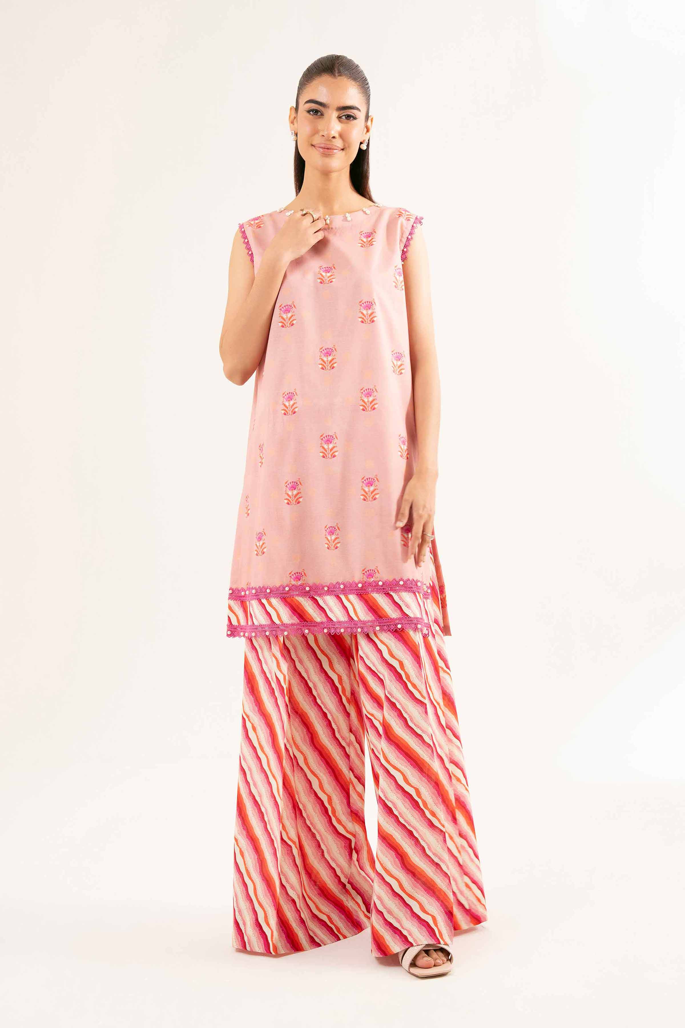 2 Piece - Printed Suit - 42502167 for Women - Unstitched Collection | Nishat | Shop Online