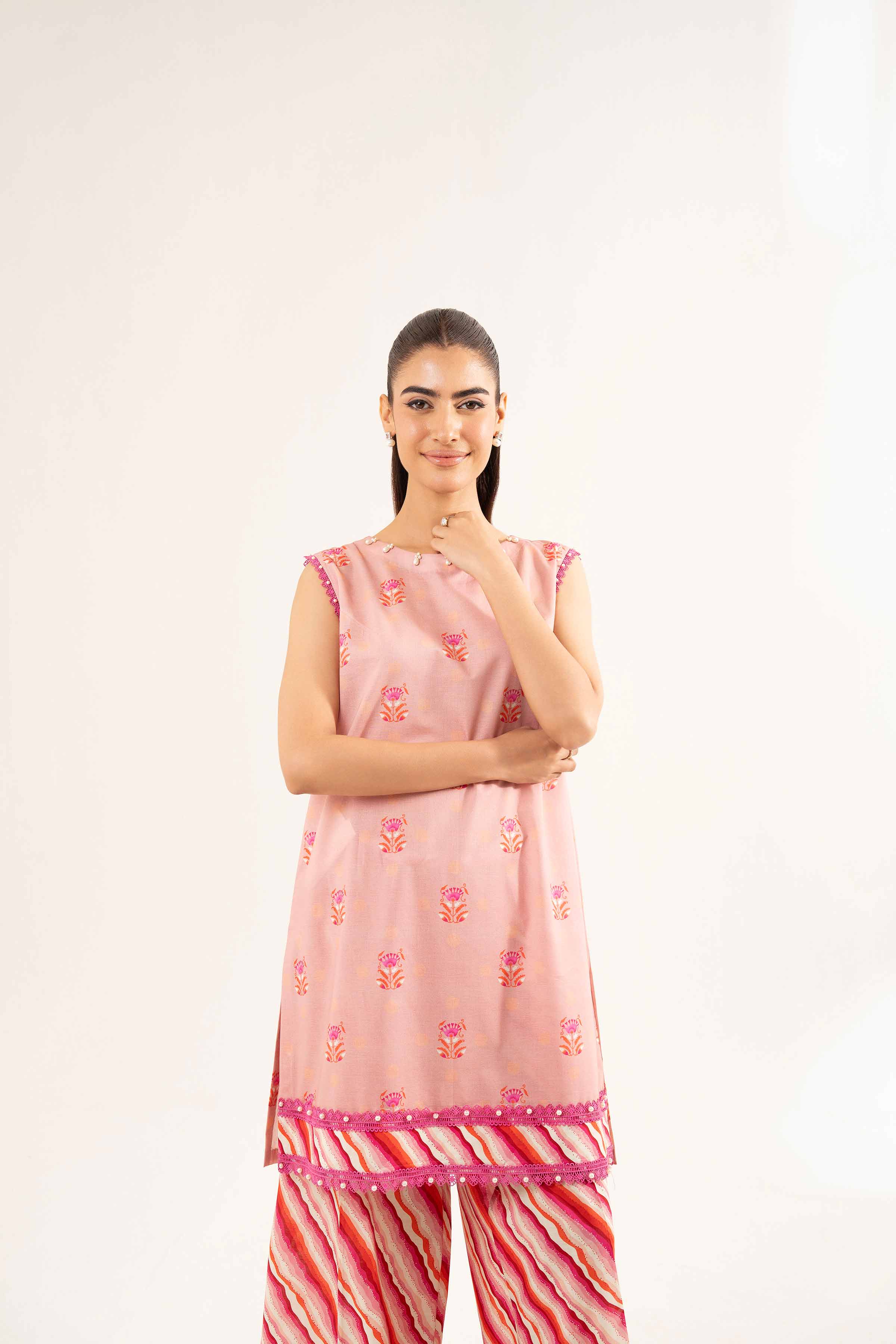 2 Piece - Printed Suit - 42502167 for Women - Unstitched Collection | Nishat | Shop Online