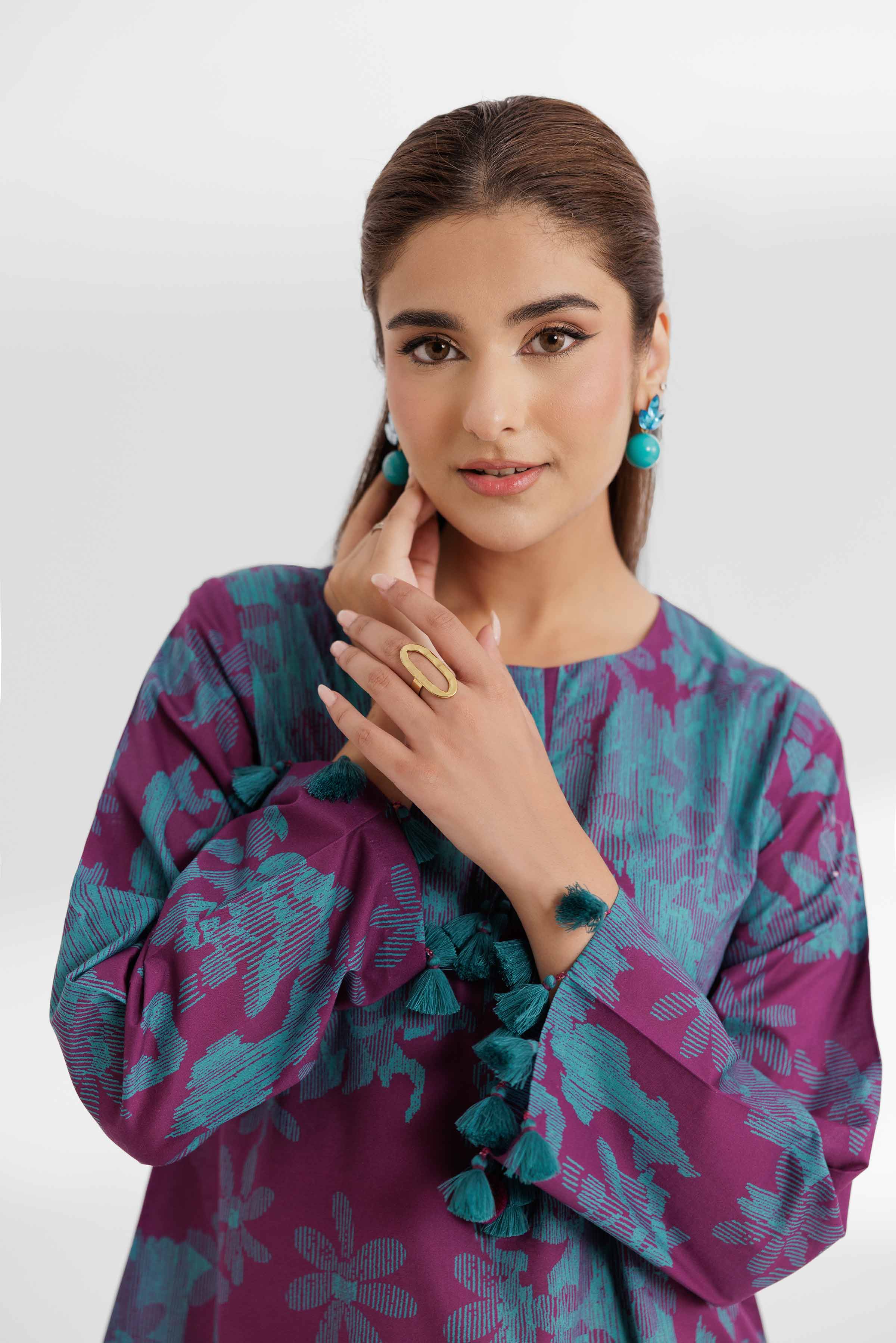 2 Piece - Printed Suit - 42502168 for Women - Unstitched Collection | Nishat | Shop Online