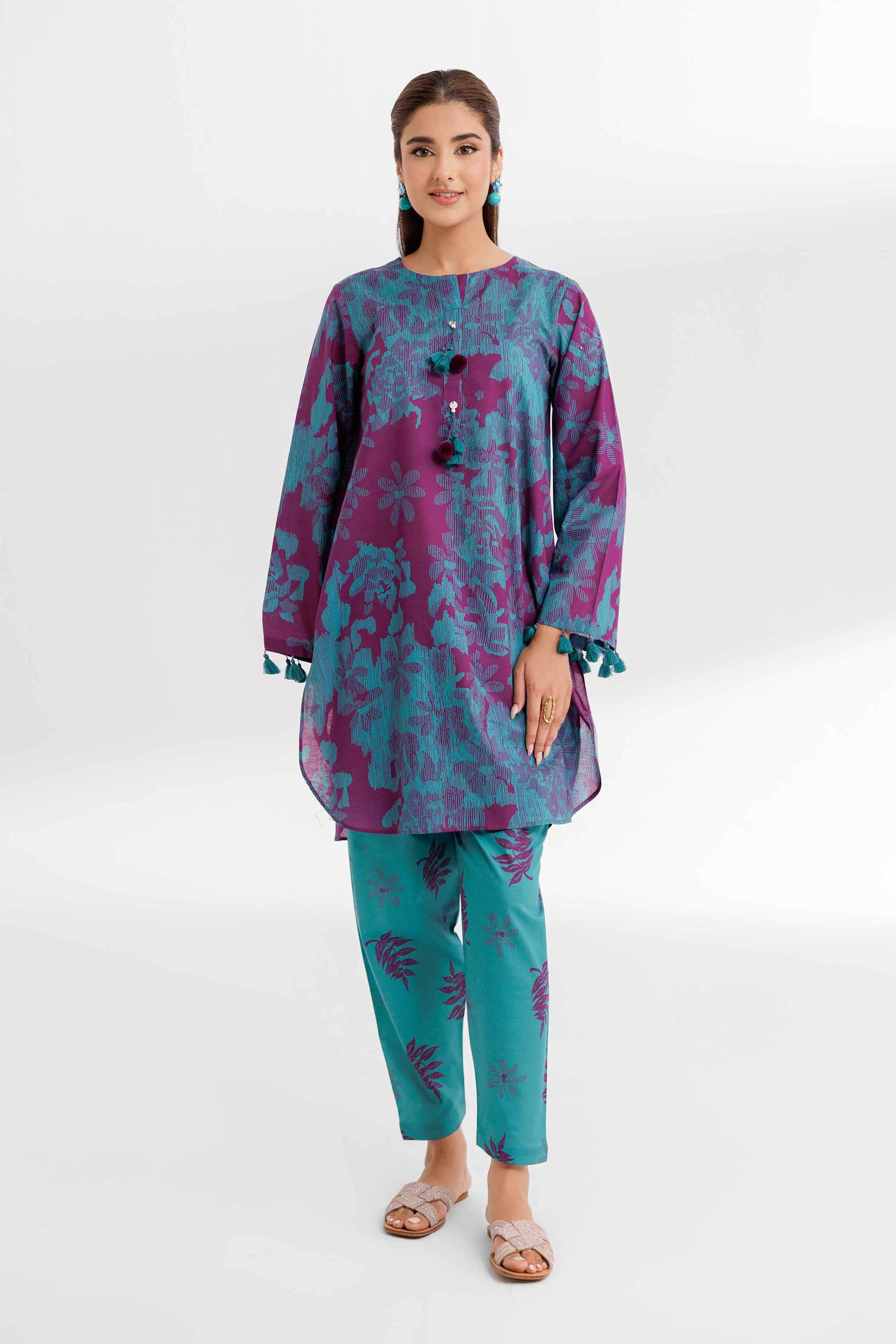 2 Piece - Printed Suit - 42502168 for Women - Unstitched Collection | Nishat | Shop Online