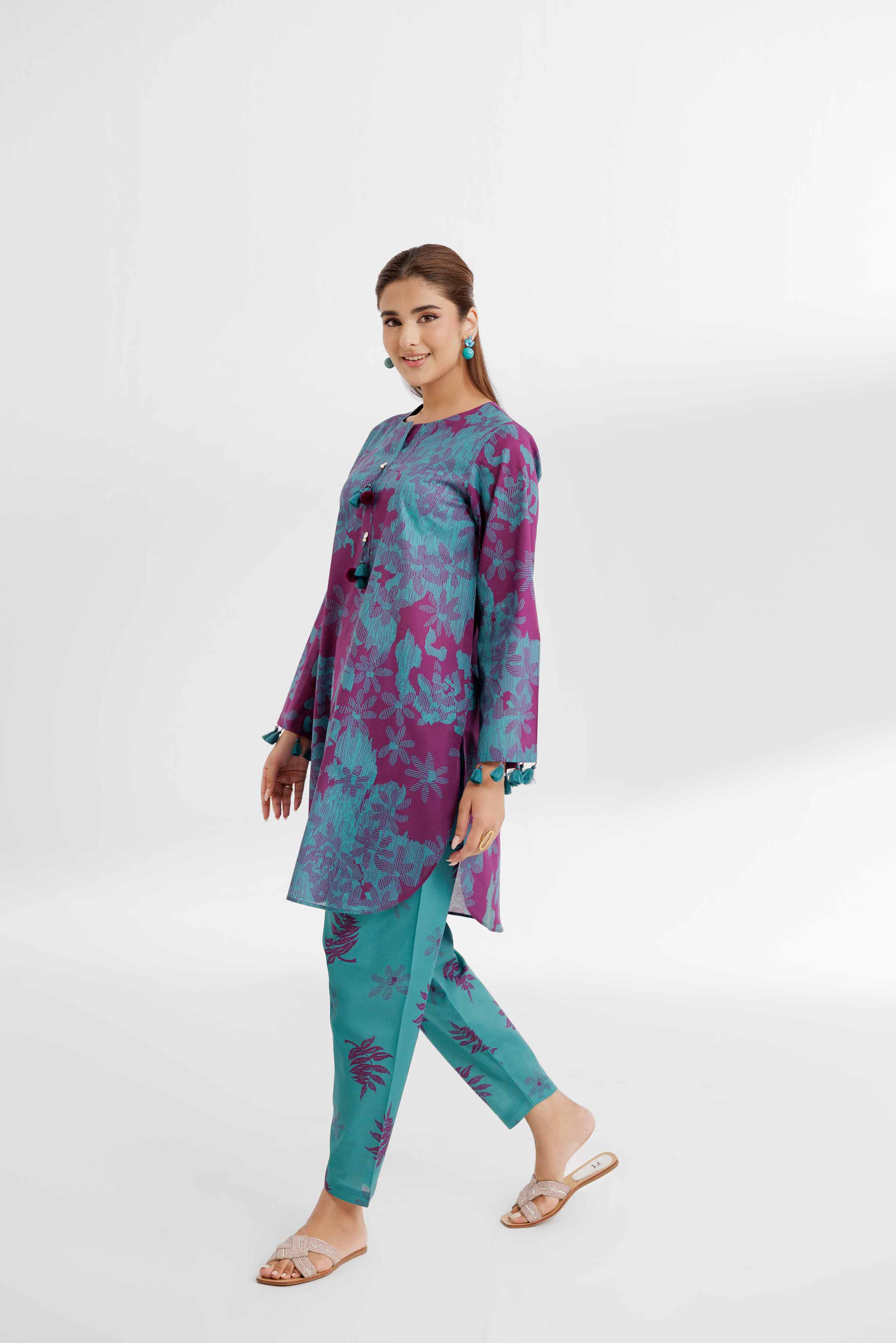 2 Piece - Printed Suit - 42502168 for Women - Unstitched Collection | Nishat | Shop Online
