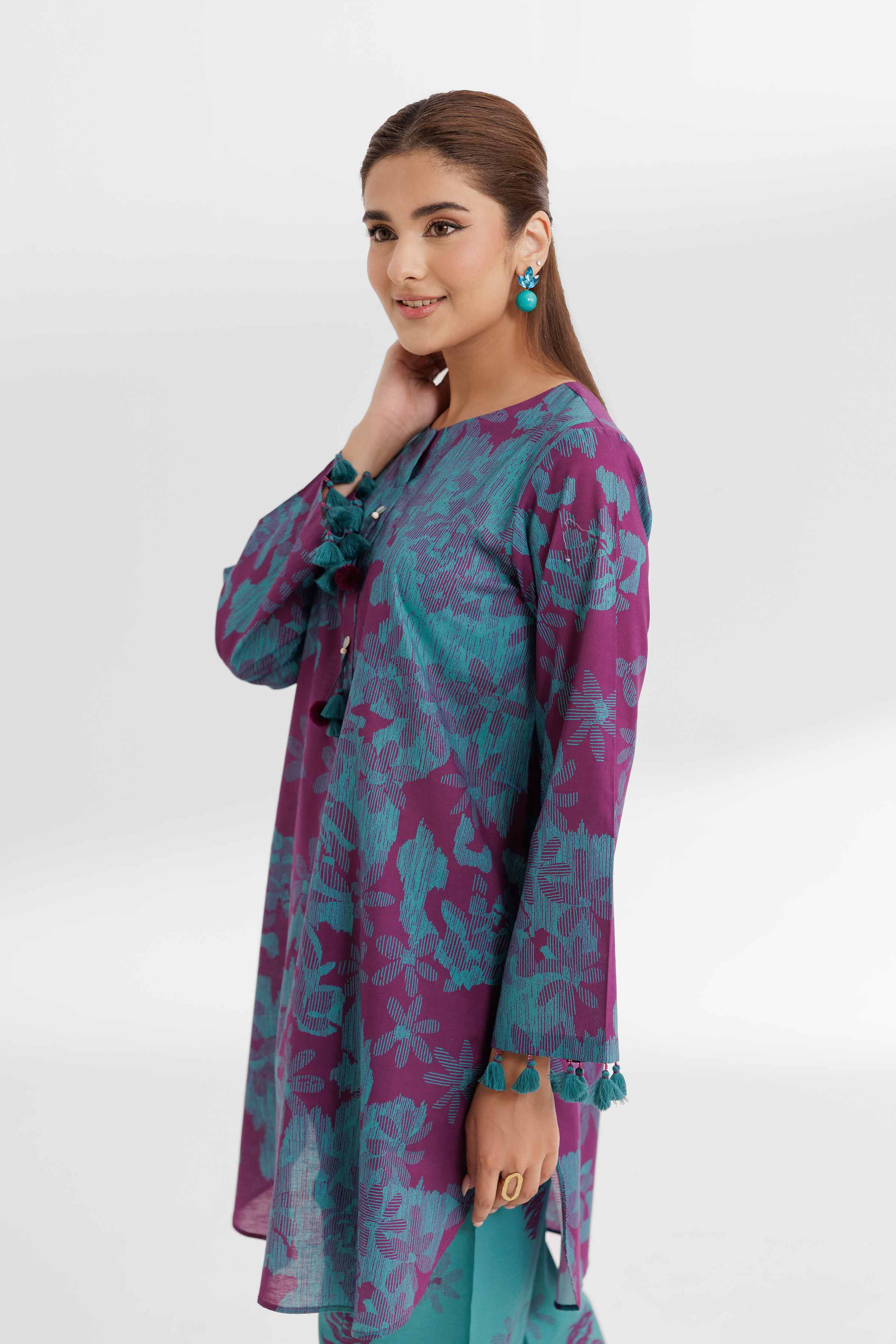 2 Piece - Printed Suit - 42502168 for Women - Unstitched Collection | Nishat | Shop Online