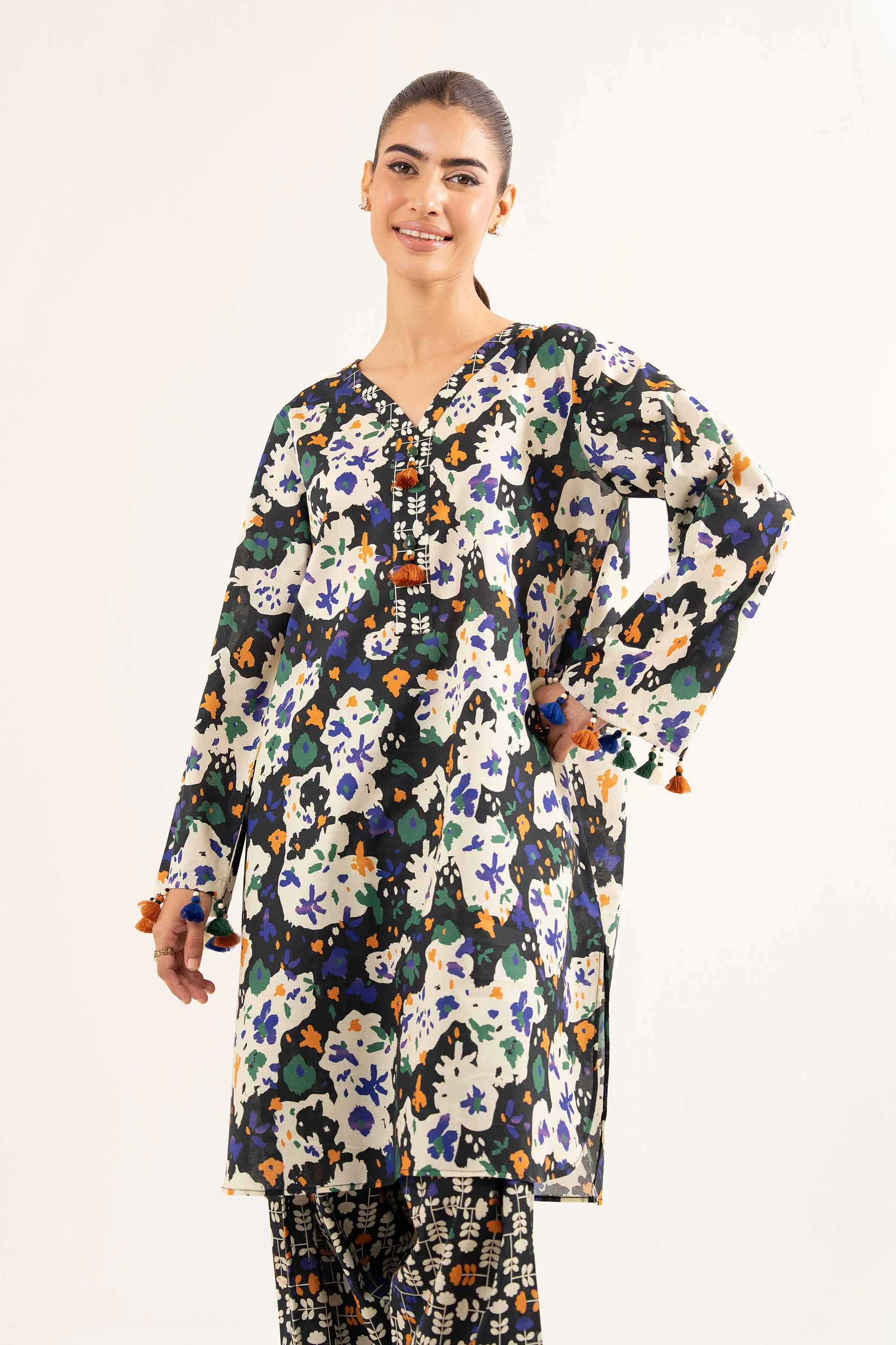 2 Piece - Printed Suit - 42502172 for Women - Unstitched Collection | Nishat | Shop Online