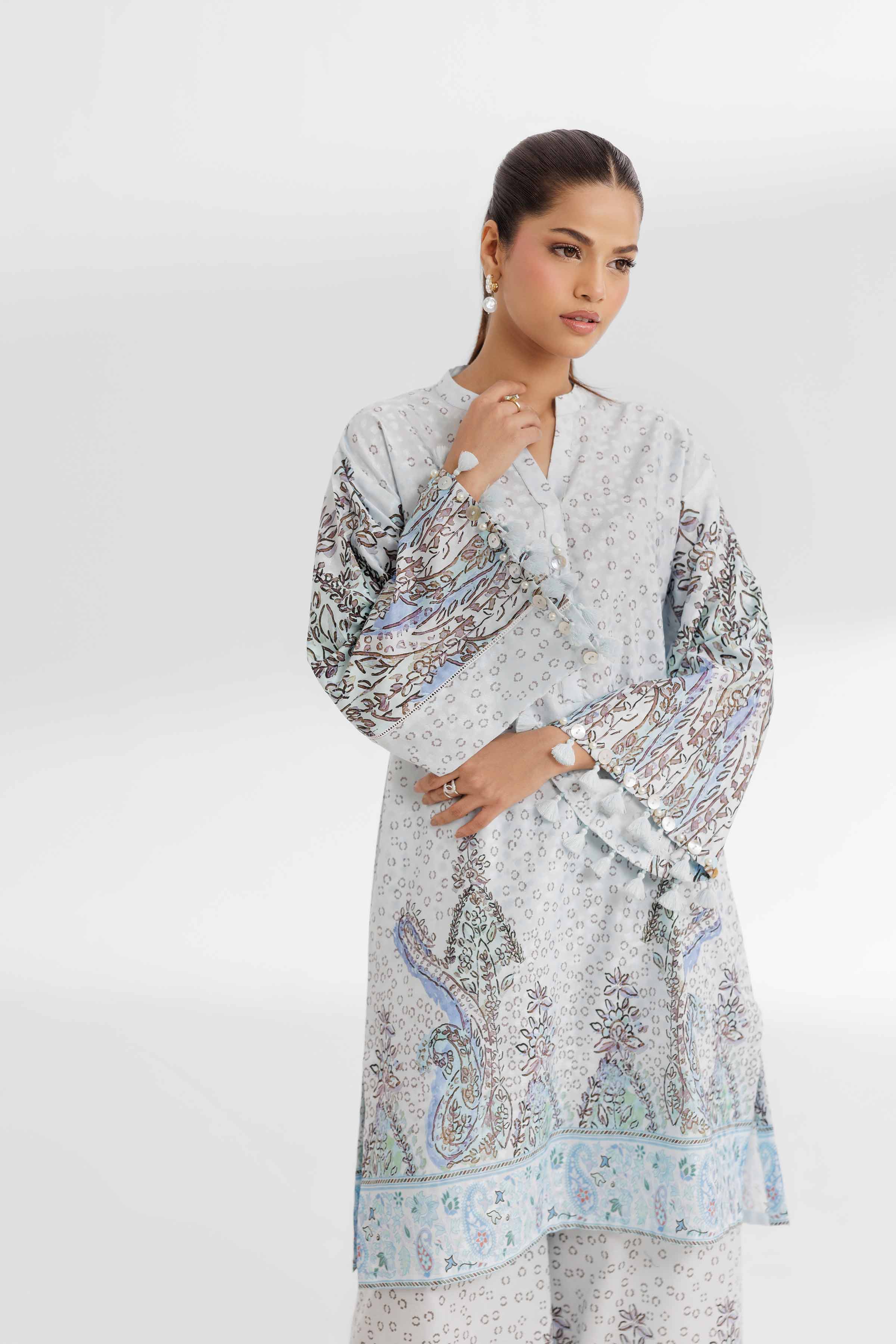 2 Piece - Digital Printed Suit - 42502174 for Women - Unstitched Collection | Nishat | Shop Online