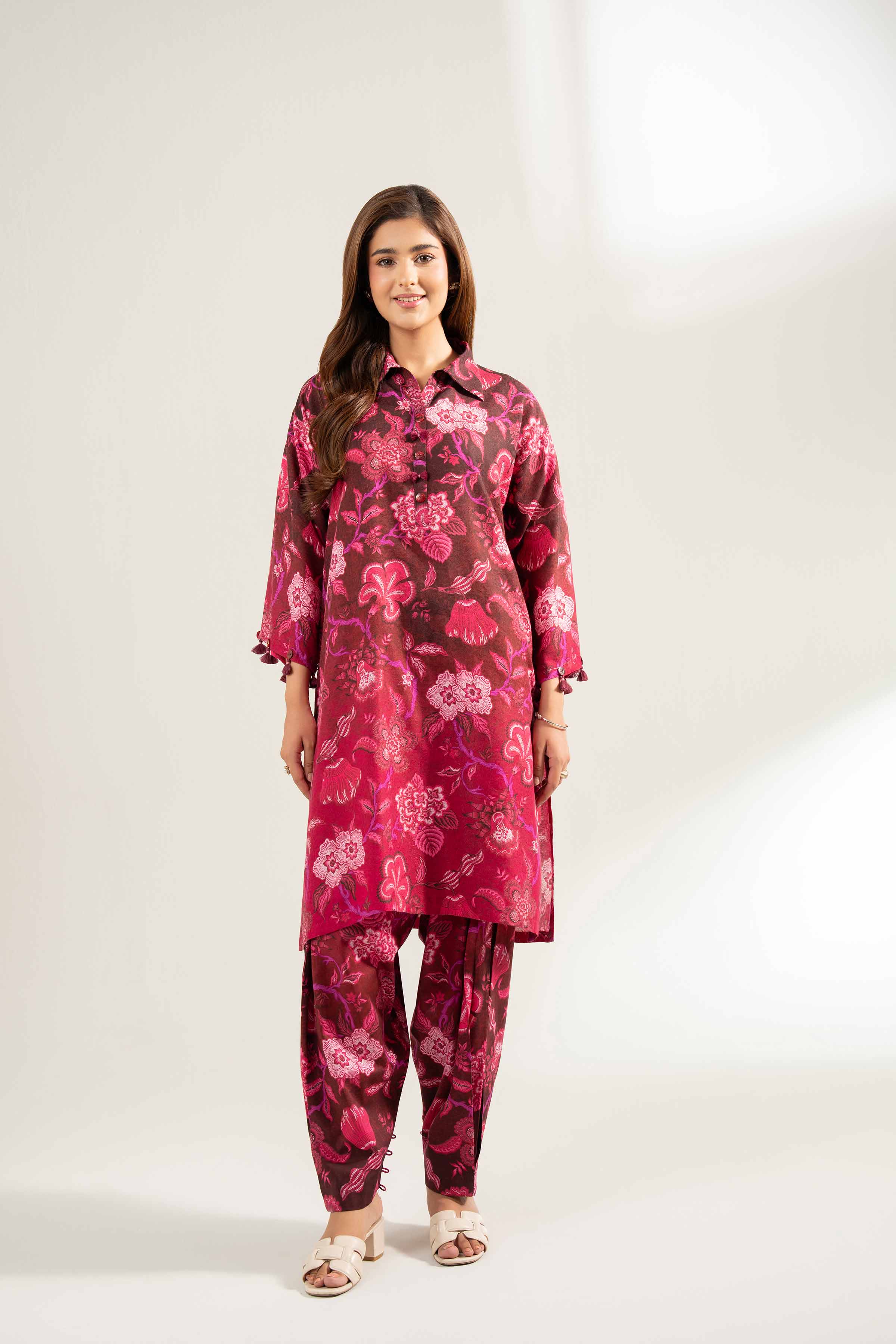 2 Piece - Digital Printed Suit - 42502176 for Women - Unstitched Collection | Nishat | Shop Online