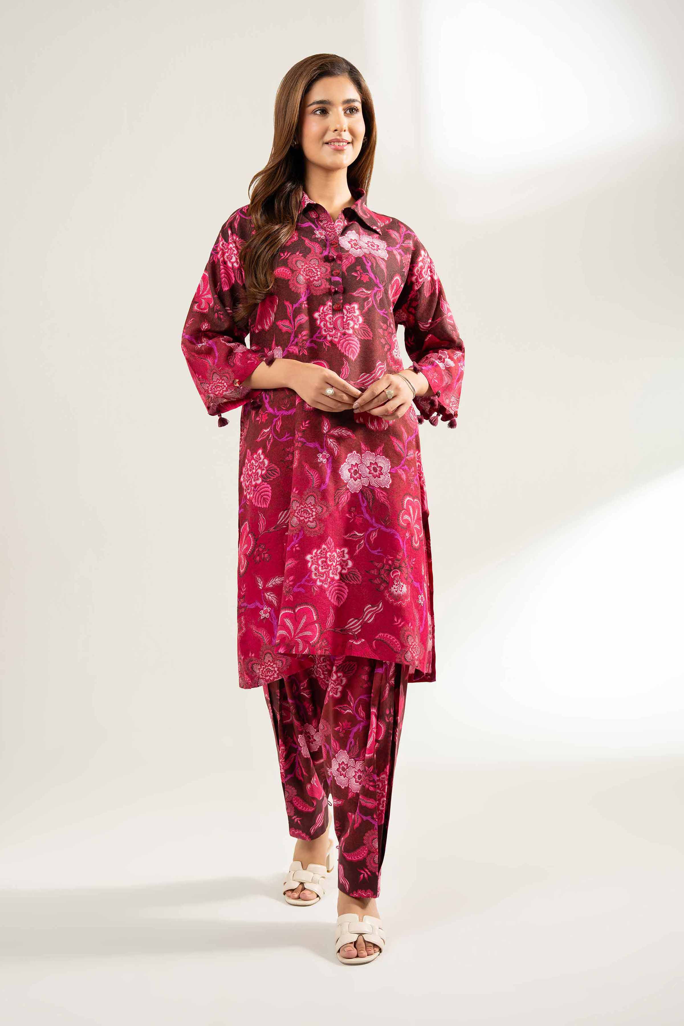 2 Piece - Digital Printed Suit - 42502176 for Women - Unstitched Collection | Nishat | Shop Online