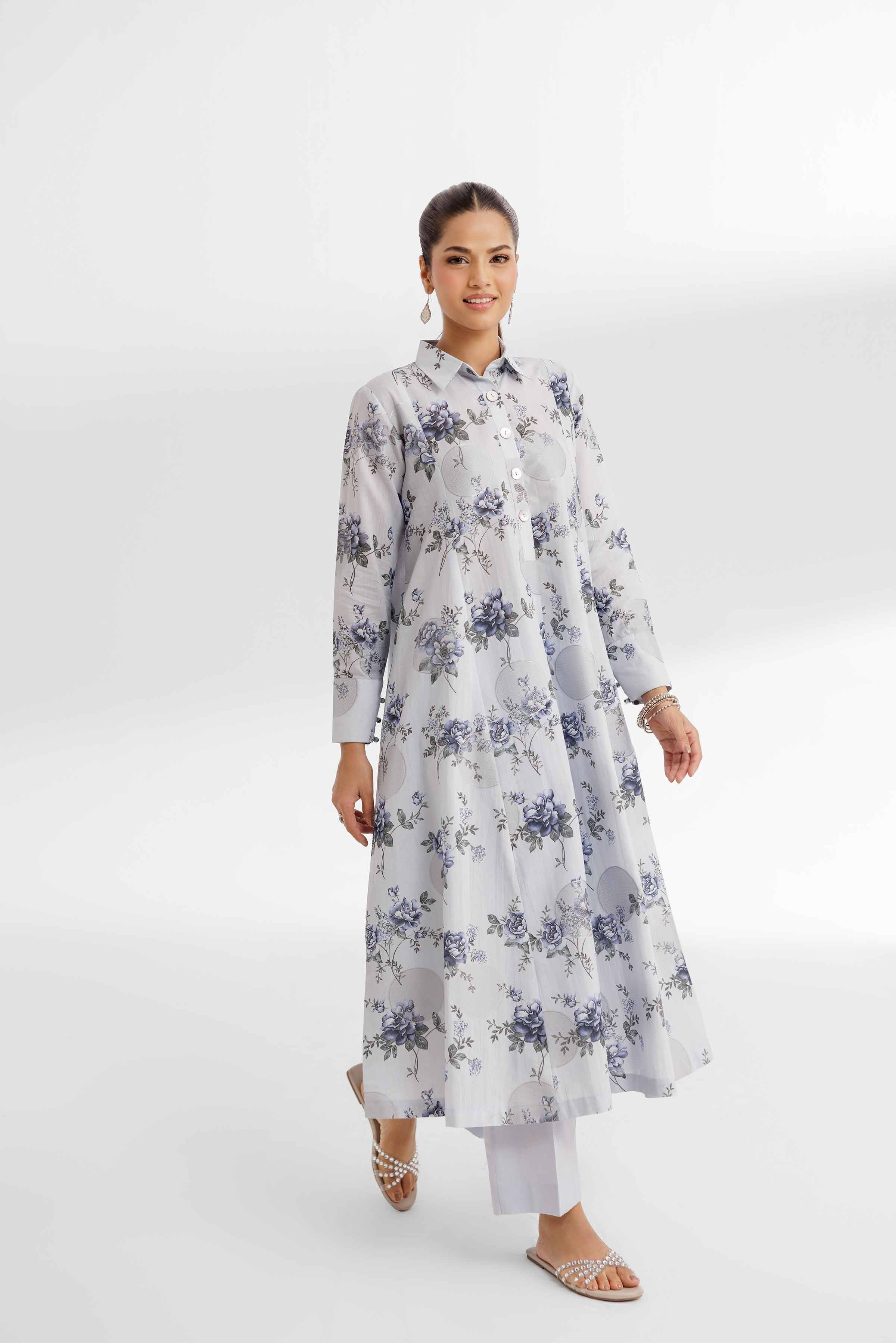 2 Piece - Printed Suit - 42502179 for Women - Unstitched Collection | Nishat | Shop Online