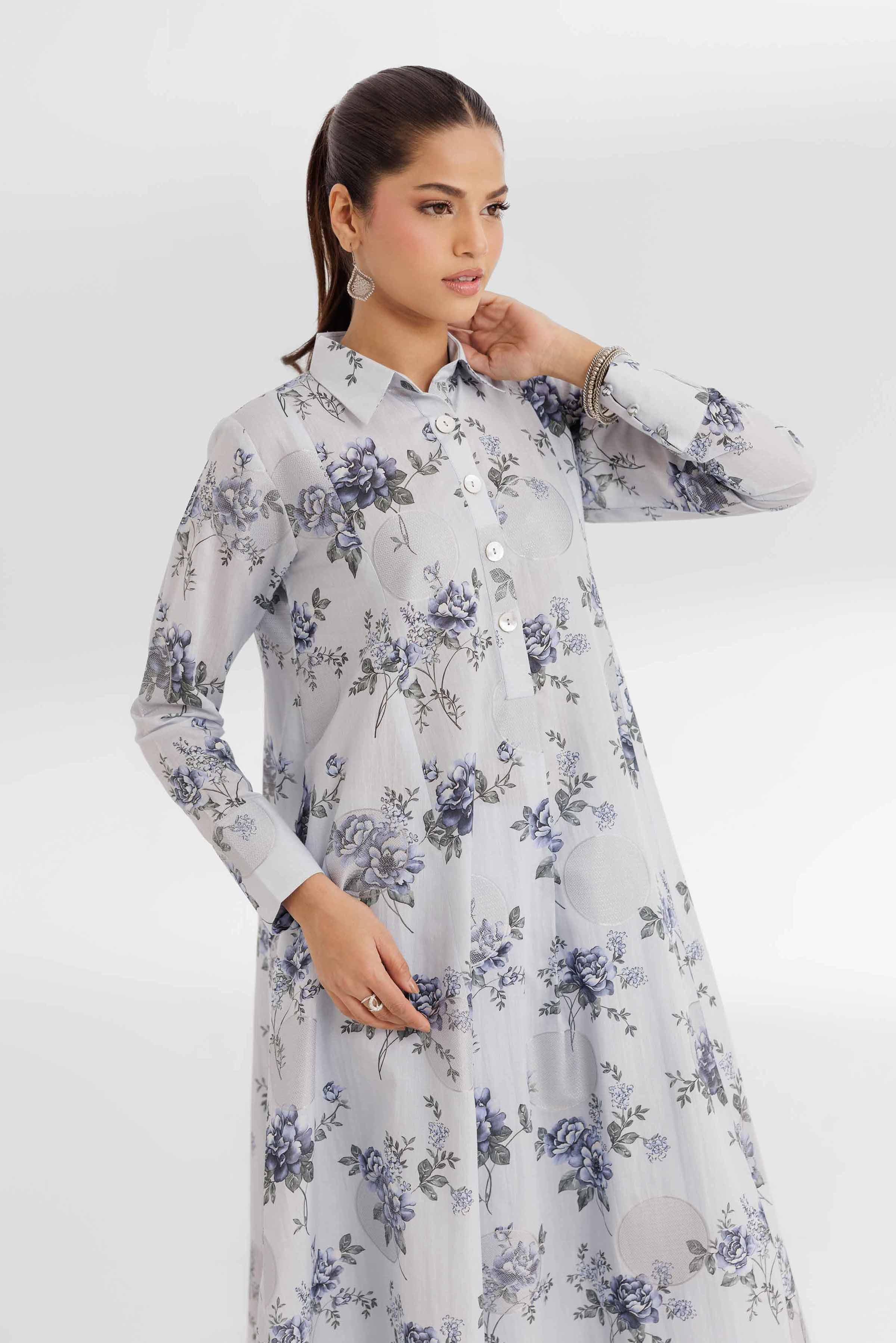 2 Piece - Printed Suit - 42502179 for Women - Unstitched Collection | Nishat | Shop Online