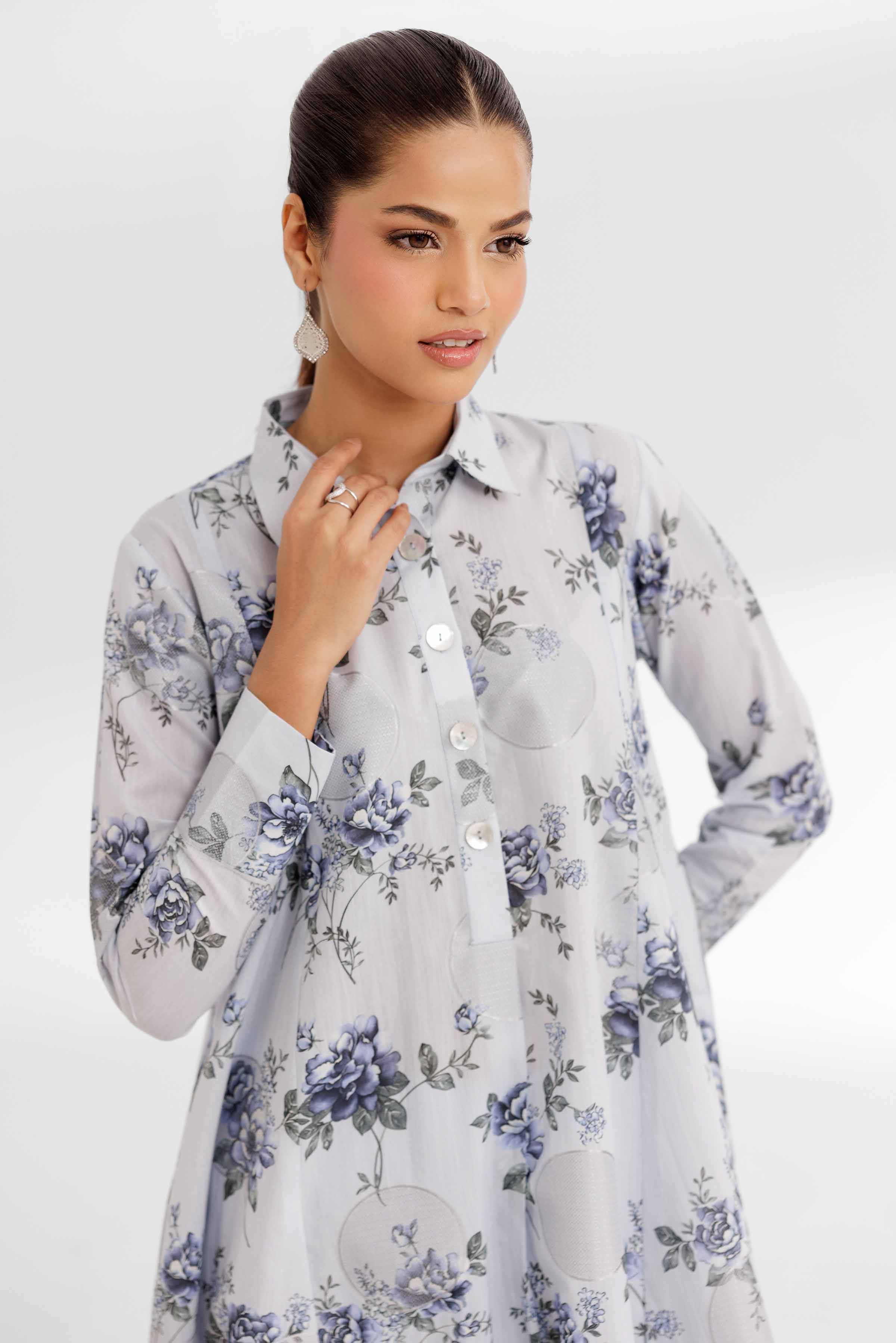 2 Piece - Printed Suit - 42502179 for Women - Unstitched Collection | Nishat | Shop Online