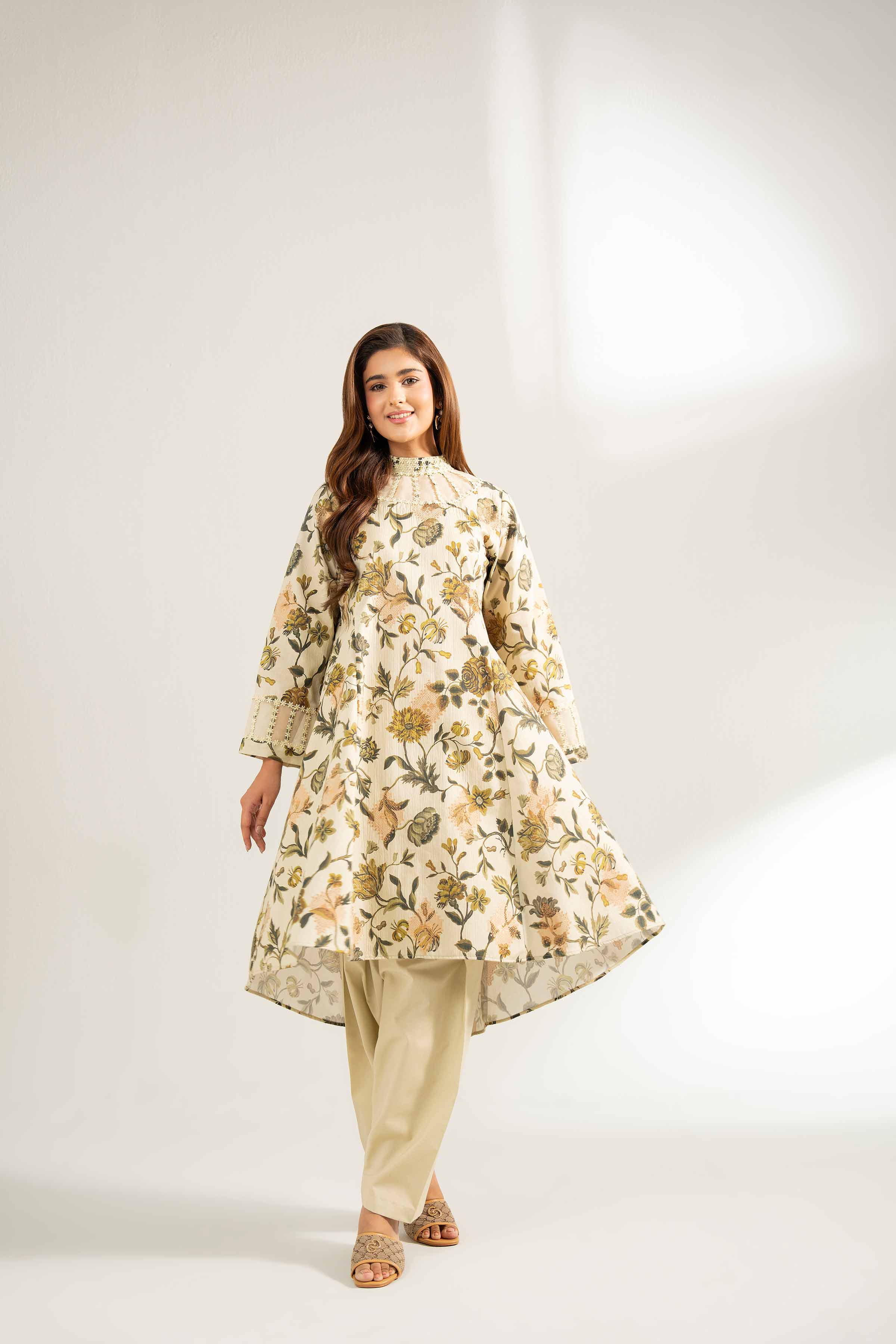 2 Piece - Printed Suit - 42502182 for Women - Unstitched Collection | Nishat | Shop Online
