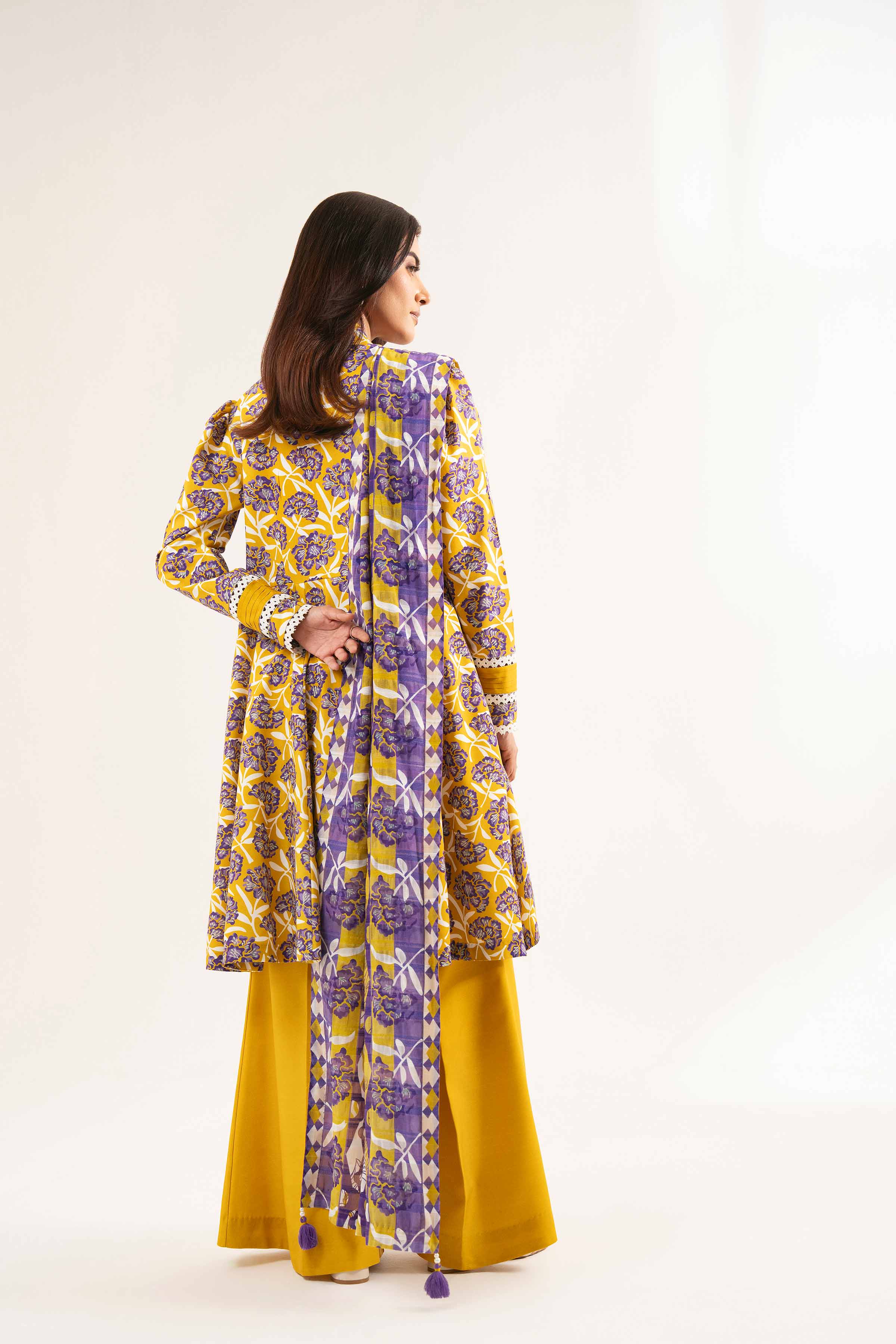 3 Piece - Printed Suit - 42502190 for Women - Unstitched Collection | Nishat | Shop Online