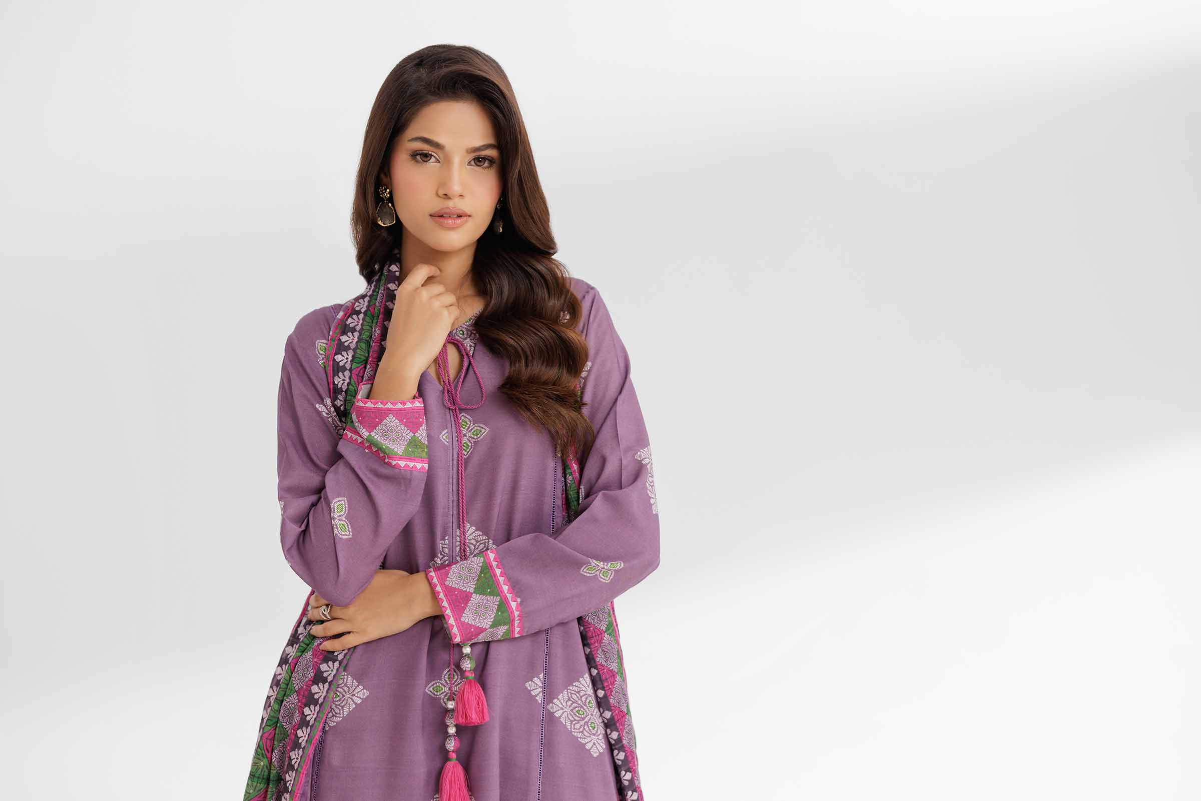 3 Piece - Printed Suit - 42502193 for Women - Unstitched Collection | Nishat | Shop Online