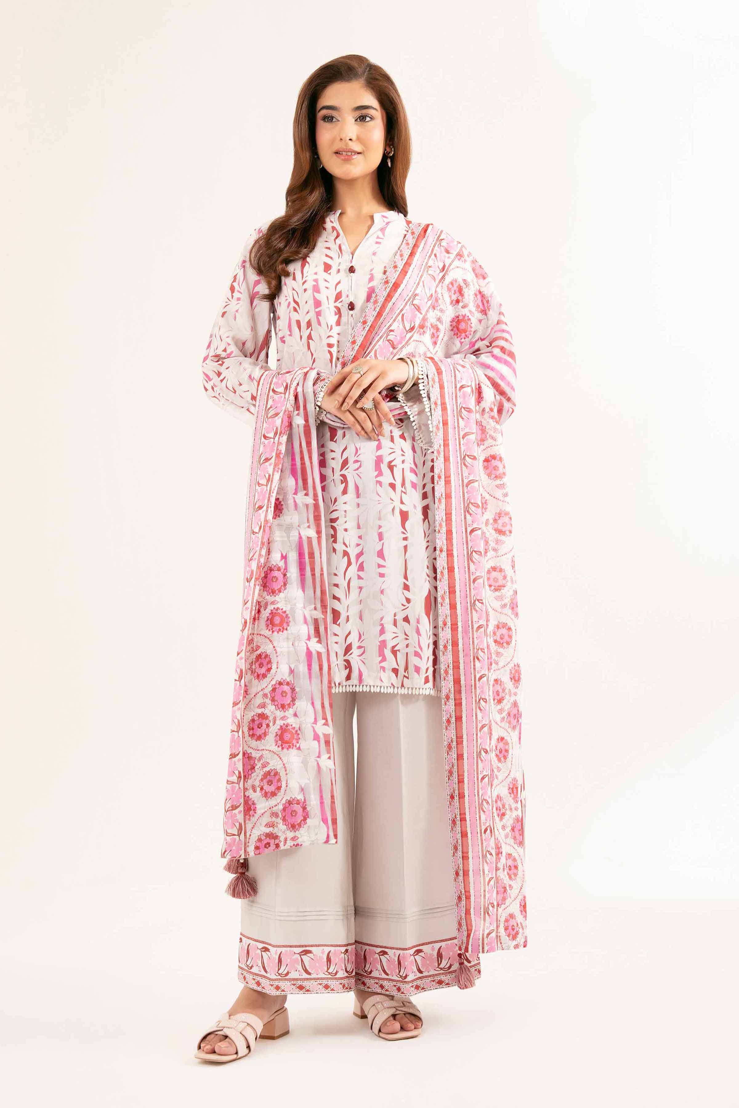 3 Piece - Printed Suit - 42502195 for Women - Unstitched Collection | Nishat | Shop Online