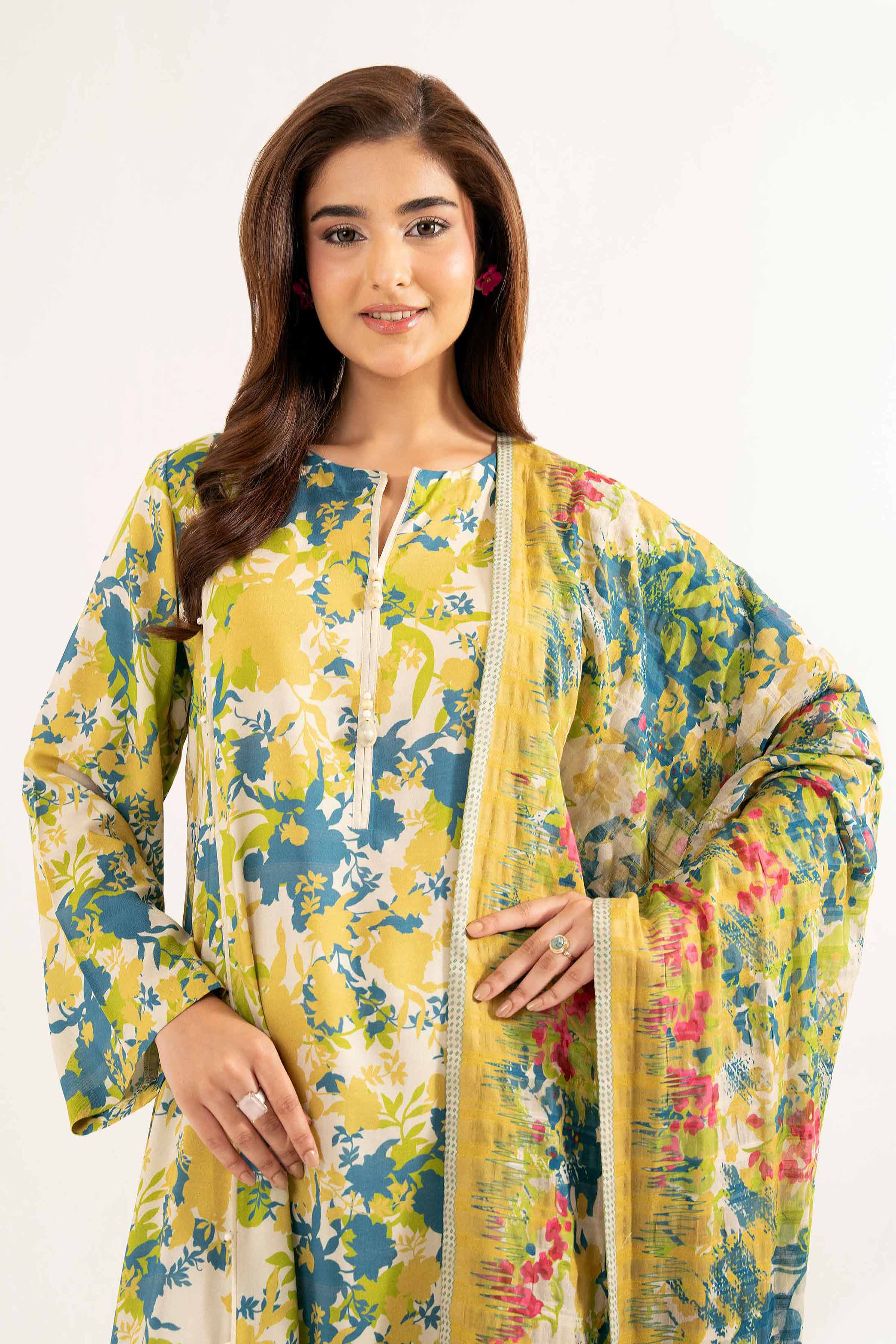 3 Piece - Printed Suit - 42502196 for Women - Unstitched Collection | Nishat | Shop Online