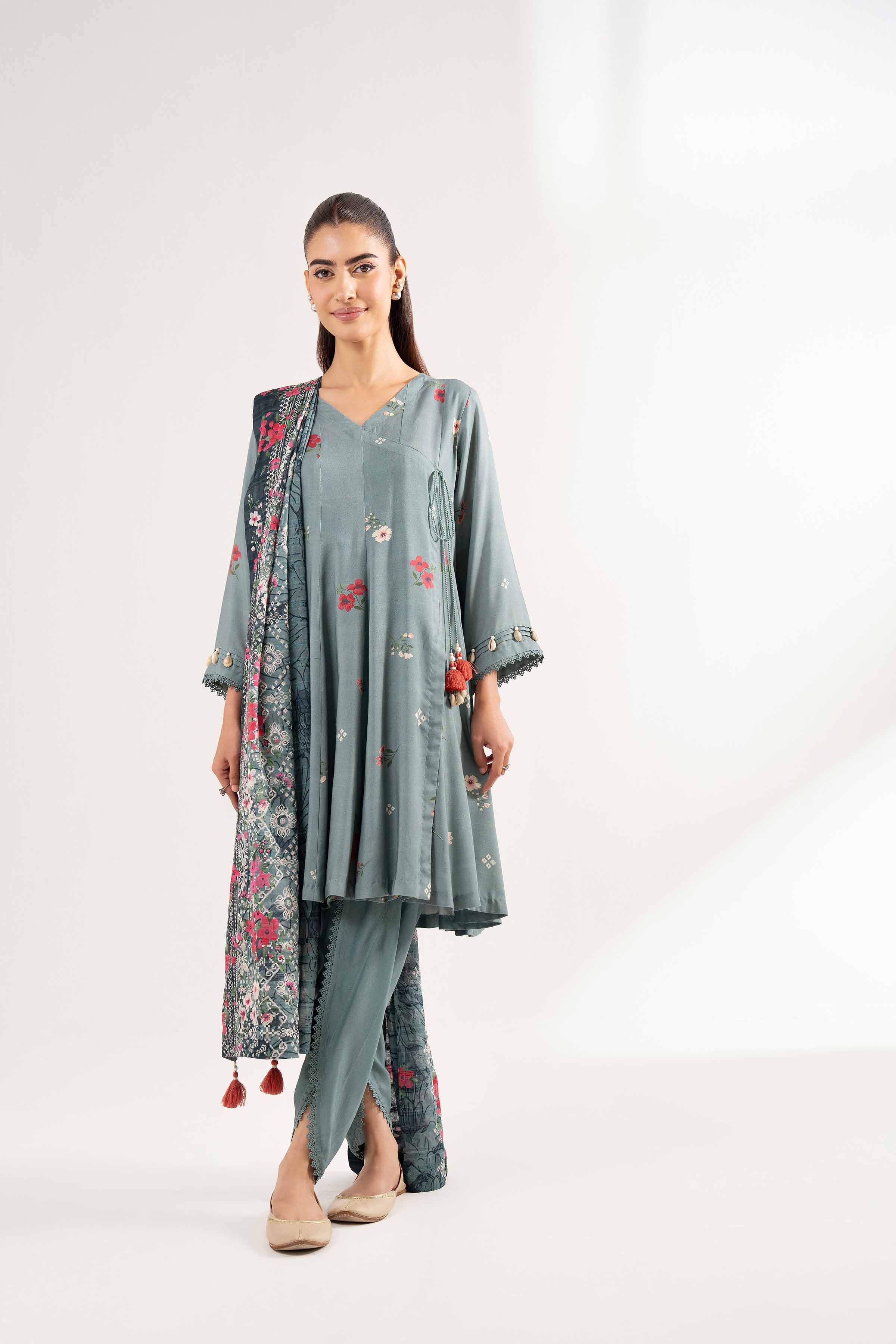 3 Piece - Printed Suit - 42502197 for Women - Unstitched Collection | Nishat | Shop Online