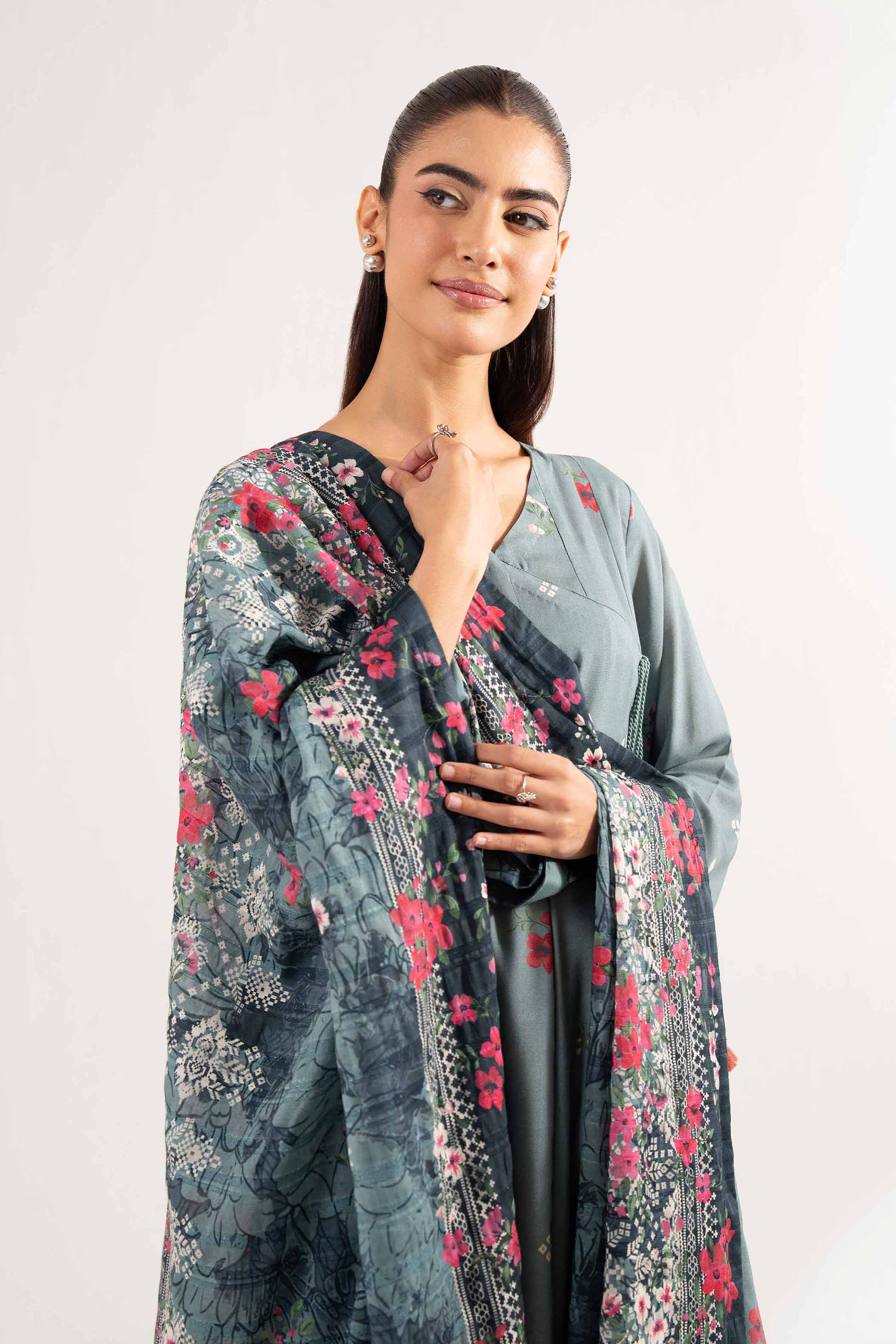 3 Piece - Printed Suit - 42502197 for Women - Unstitched Collection | Nishat | Shop Online