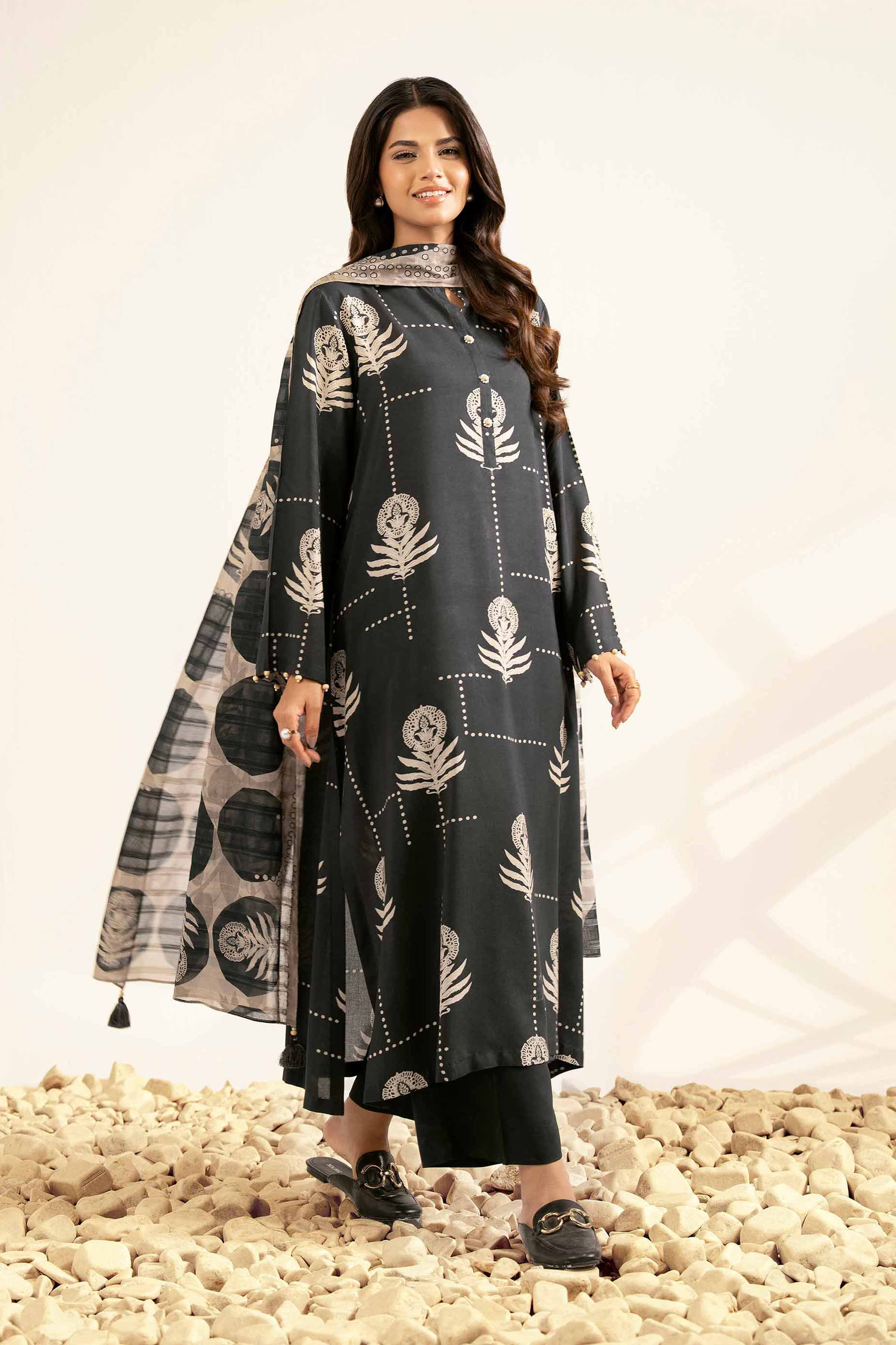 3 Piece - Printed Suit - 42502202 for Women - Unstitched Collection | Nishat | Shop Online