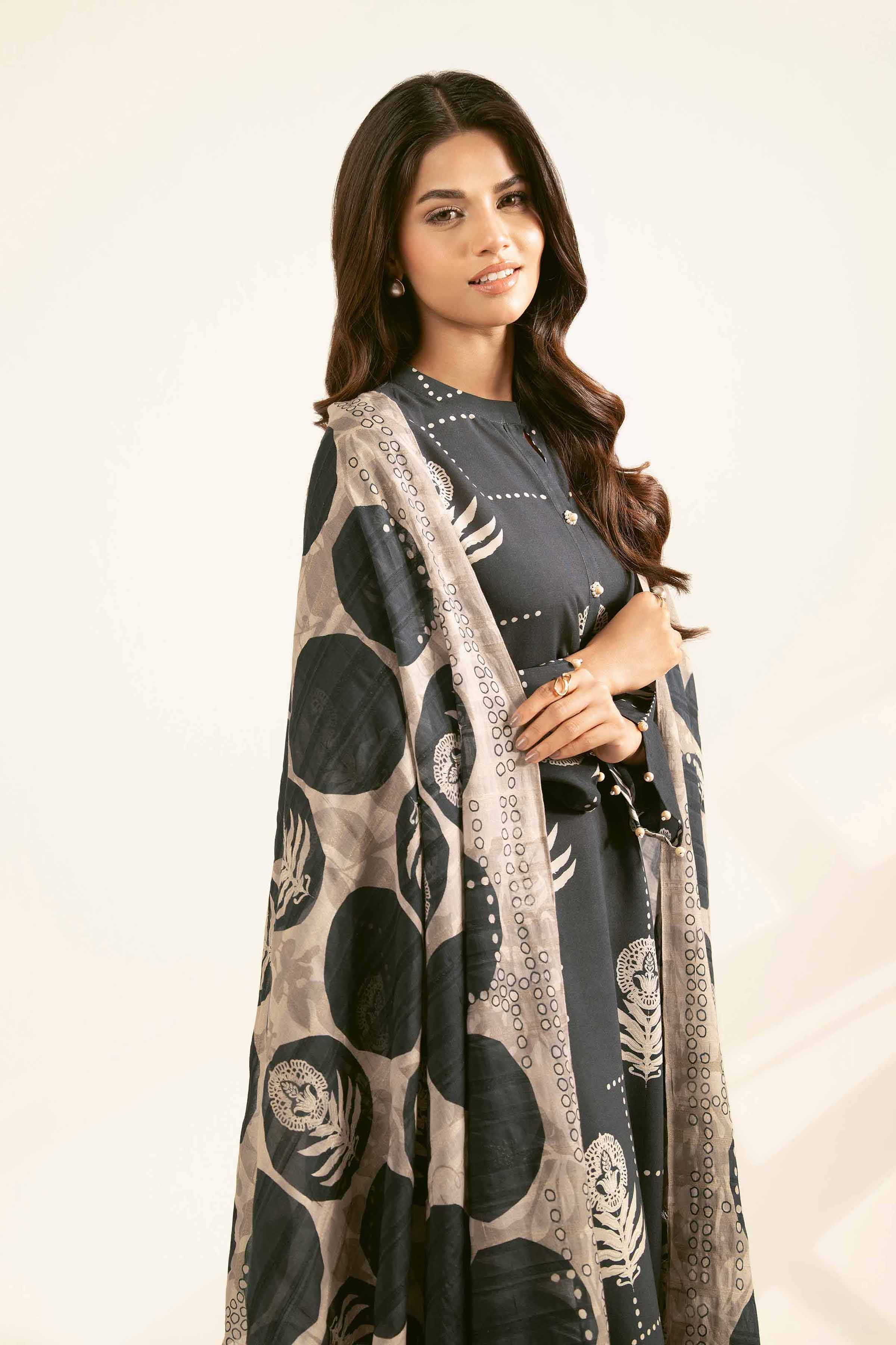 3 Piece - Printed Suit - 42502202 for Women - Unstitched Collection | Nishat | Shop Online