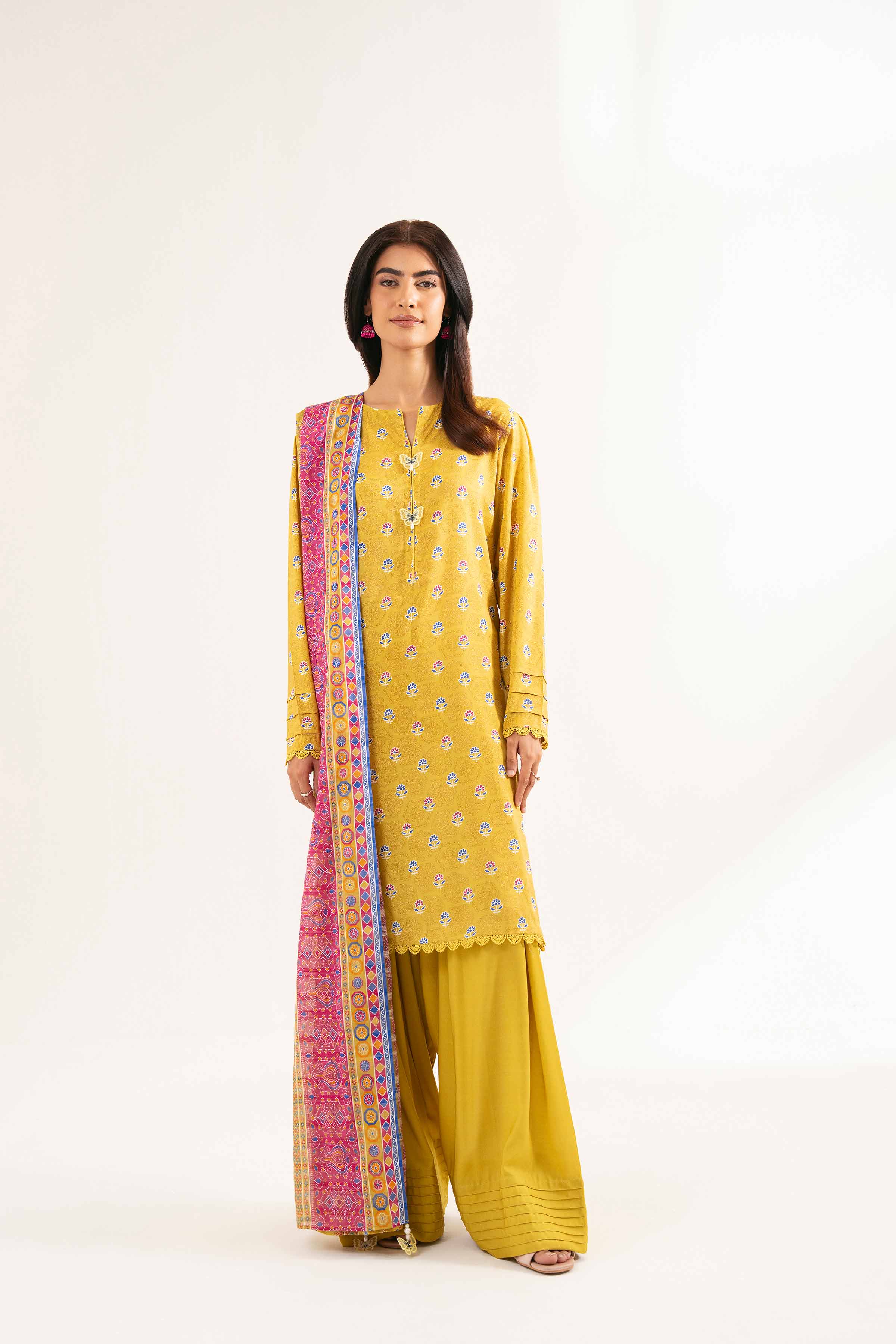 3 Piece - Printed Suit - 42502203 for Women - Unstitched Collection | Nishat | Shop Online