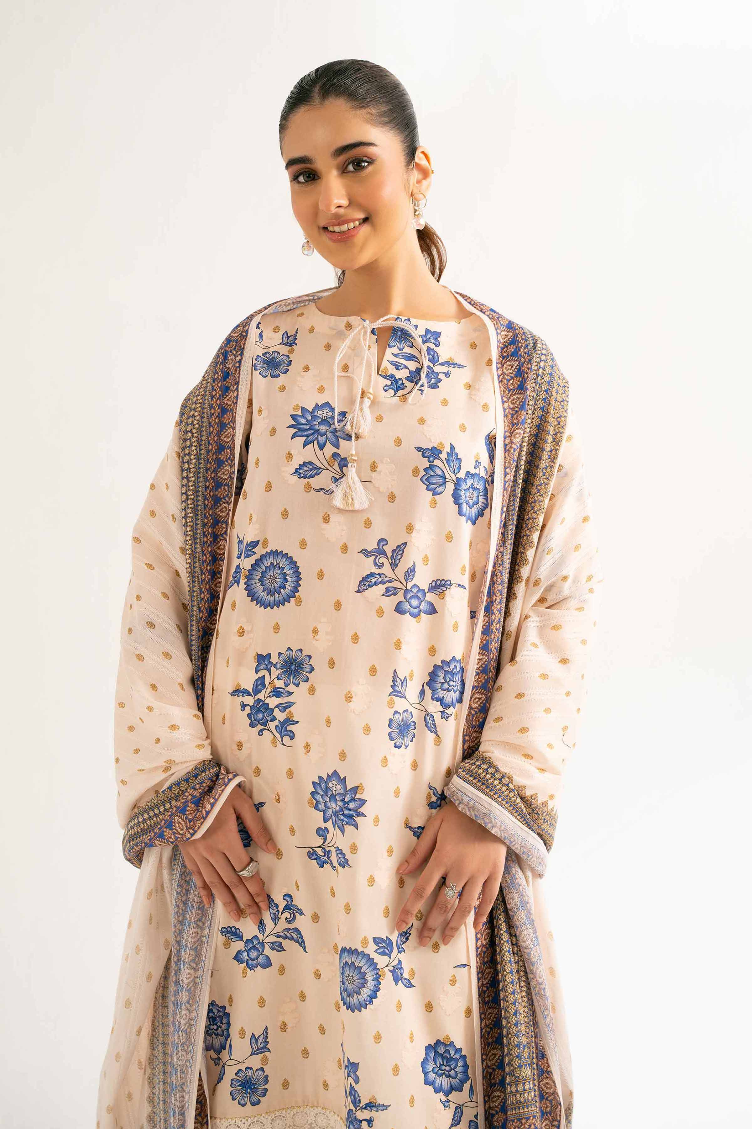 3 Piece - Digital Printed Suit - 42502204 for Women - Unstitched Collection | Nishat | Shop Online