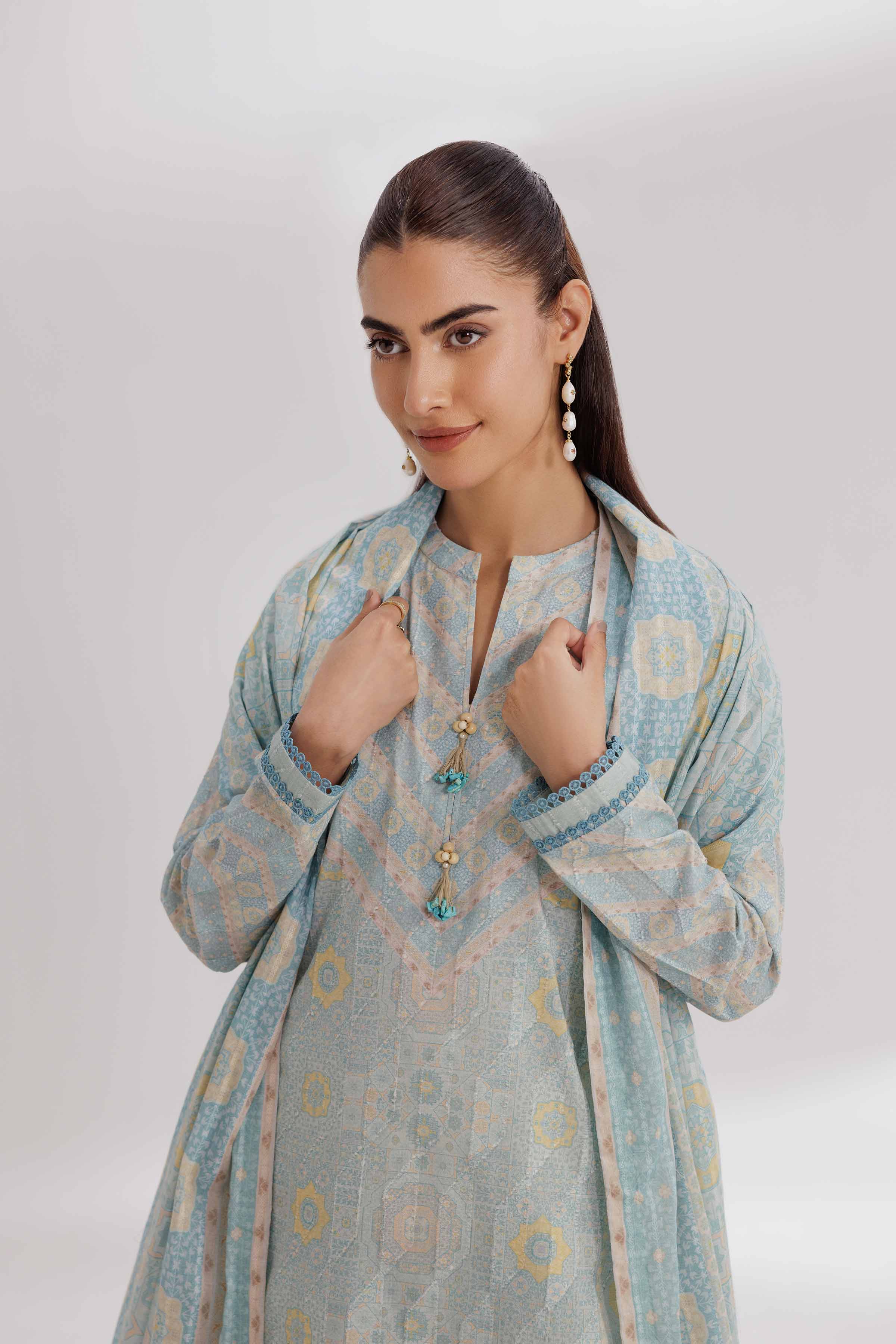 3 Piece - Digital Printed Suit - 42502206 for Women - Unstitched Collection | Nishat | Shop Online