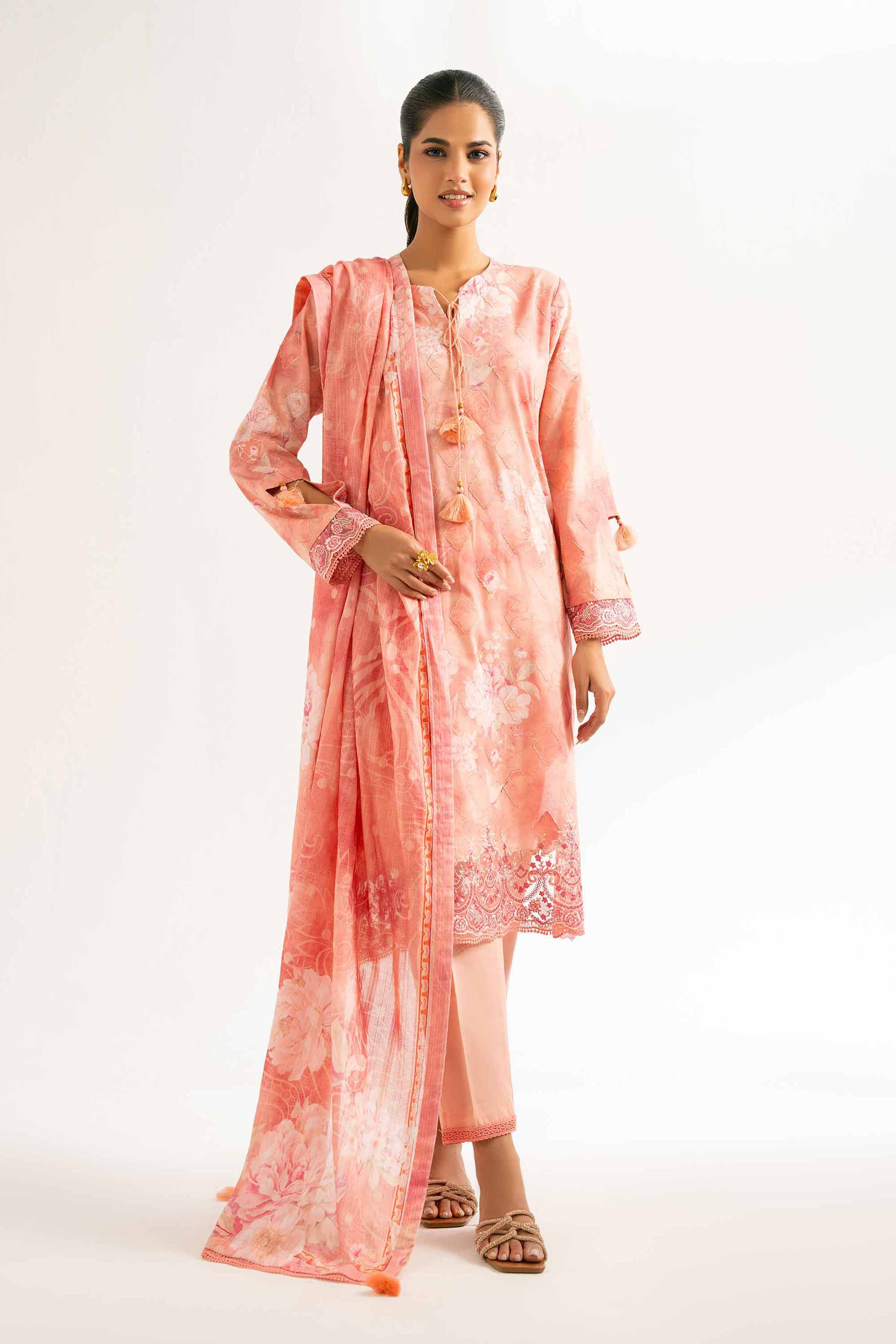 3 Piece - Digital Printed Suit - 42502210 for Women - Unstitched Collection | Nishat | Shop Online