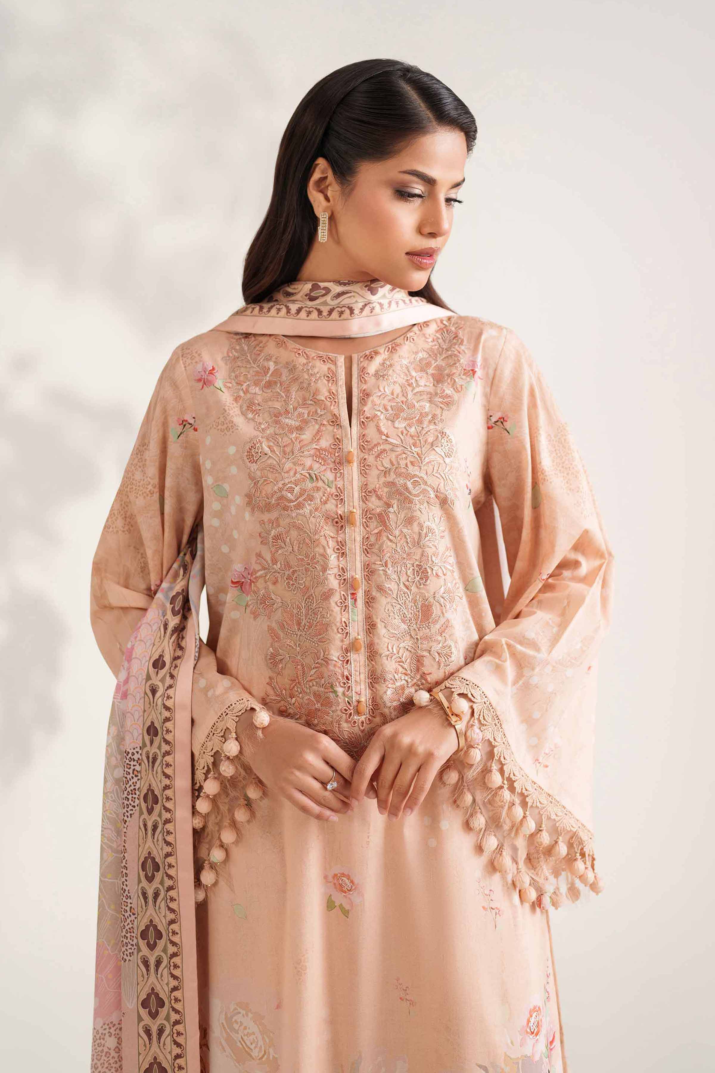 3 Piece - Digital Printed Embroidered Suit - 42502215 for Women - Unstitched Collection | Nishat | Shop Online