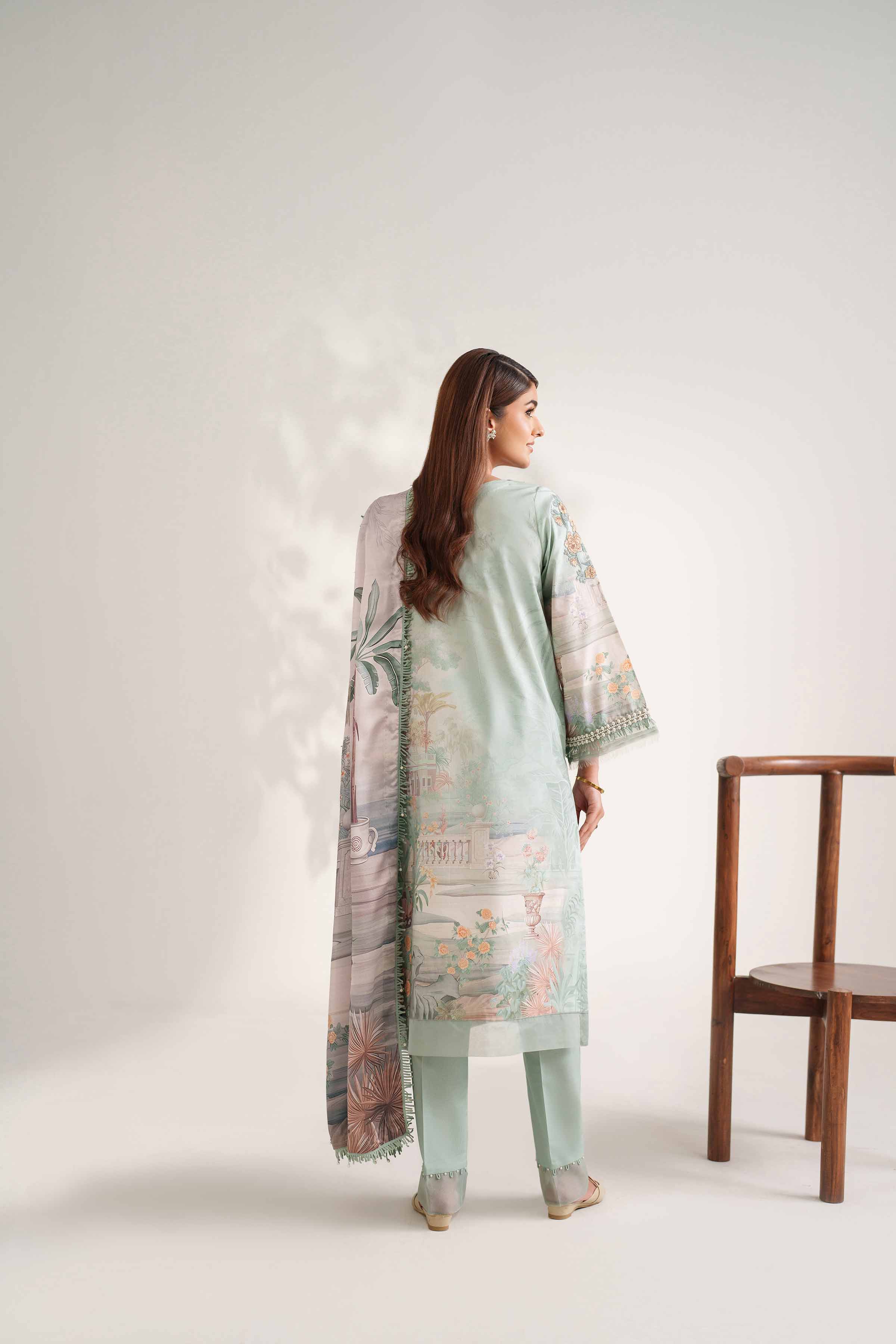 3 Piece - Digital Printed Embroidered Suit - 42502217 for Women - Unstitched Collection | Nishat | Shop Online