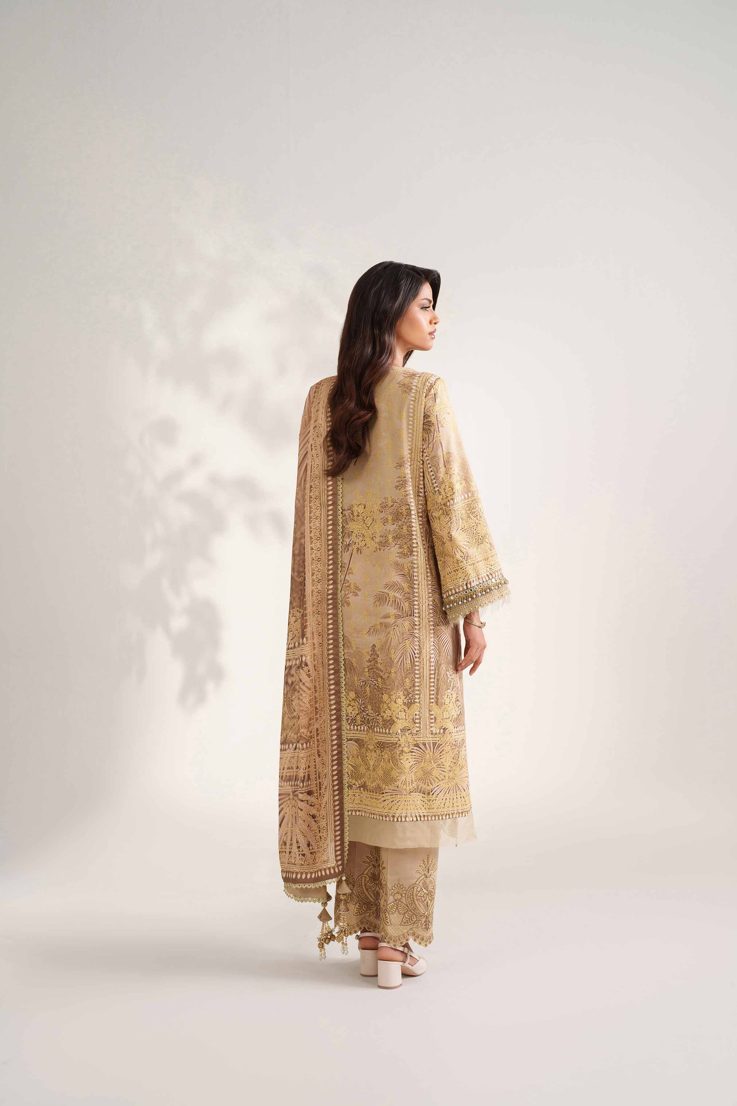 3 Piece - Digital Printed Embroidered Suit - 42502218 for Women - Unstitched Collection | Nishat | Shop Online