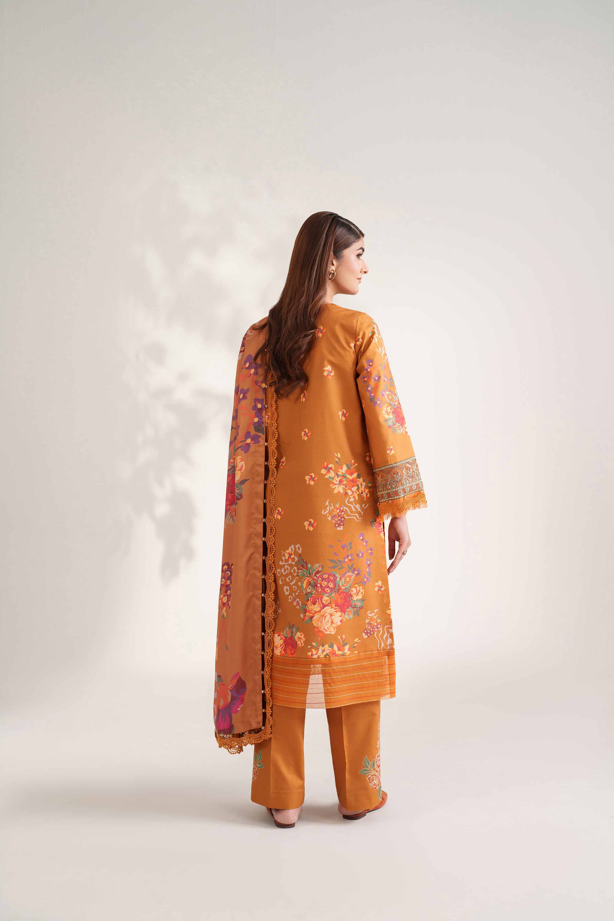 3 Piece - Digital Printed Embroidered Suit - 42502219 for Women - Unstitched Collection | Nishat | Shop Online