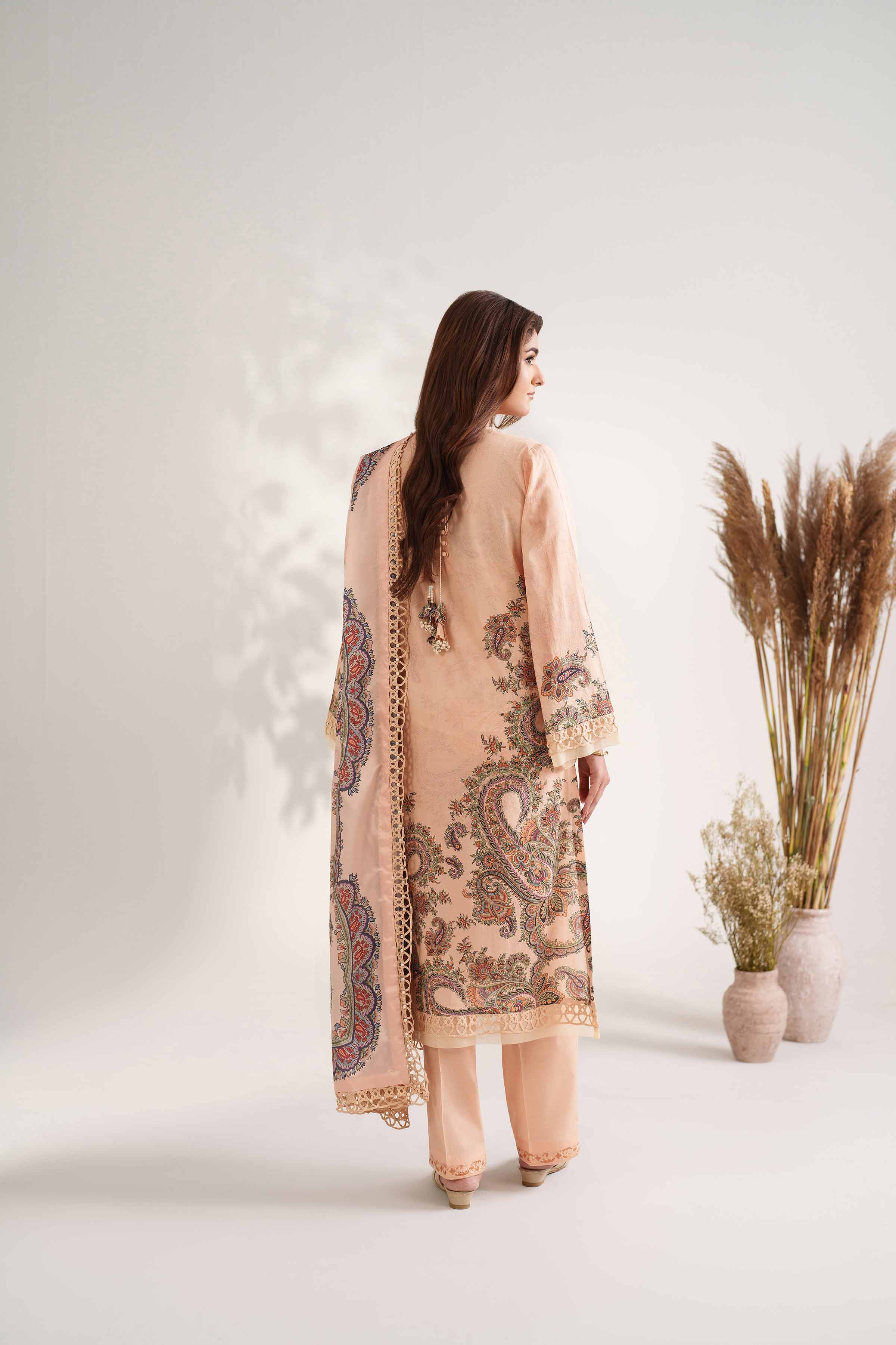 3 Piece - Digital Printed Embroidered Suit - 42502220 for Women - Unstitched Collection | Nishat | Shop Online