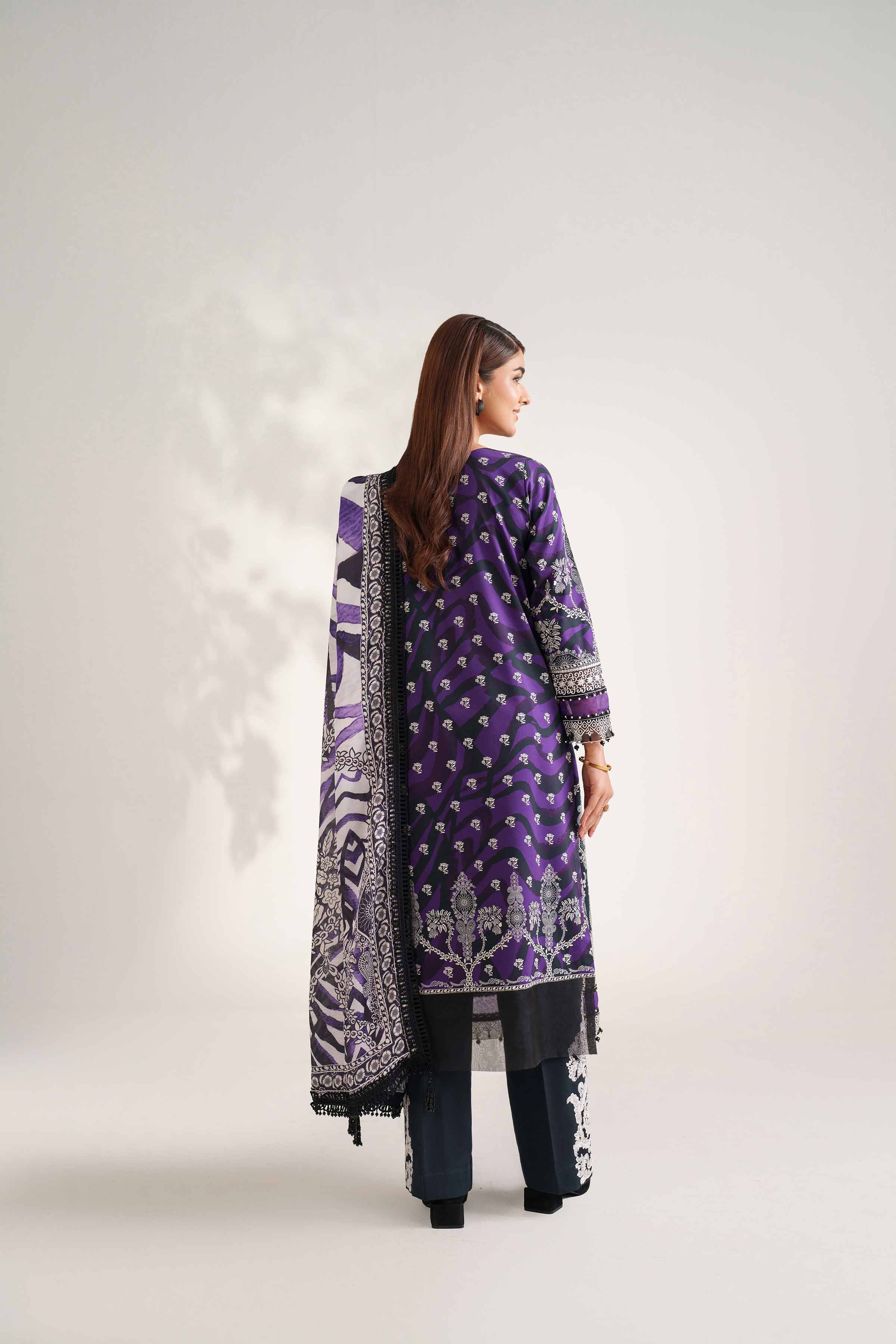 3 Piece - Digital Printed Embroidered Suit - 42502223 for Women - Unstitched Collection | Nishat | Shop Online