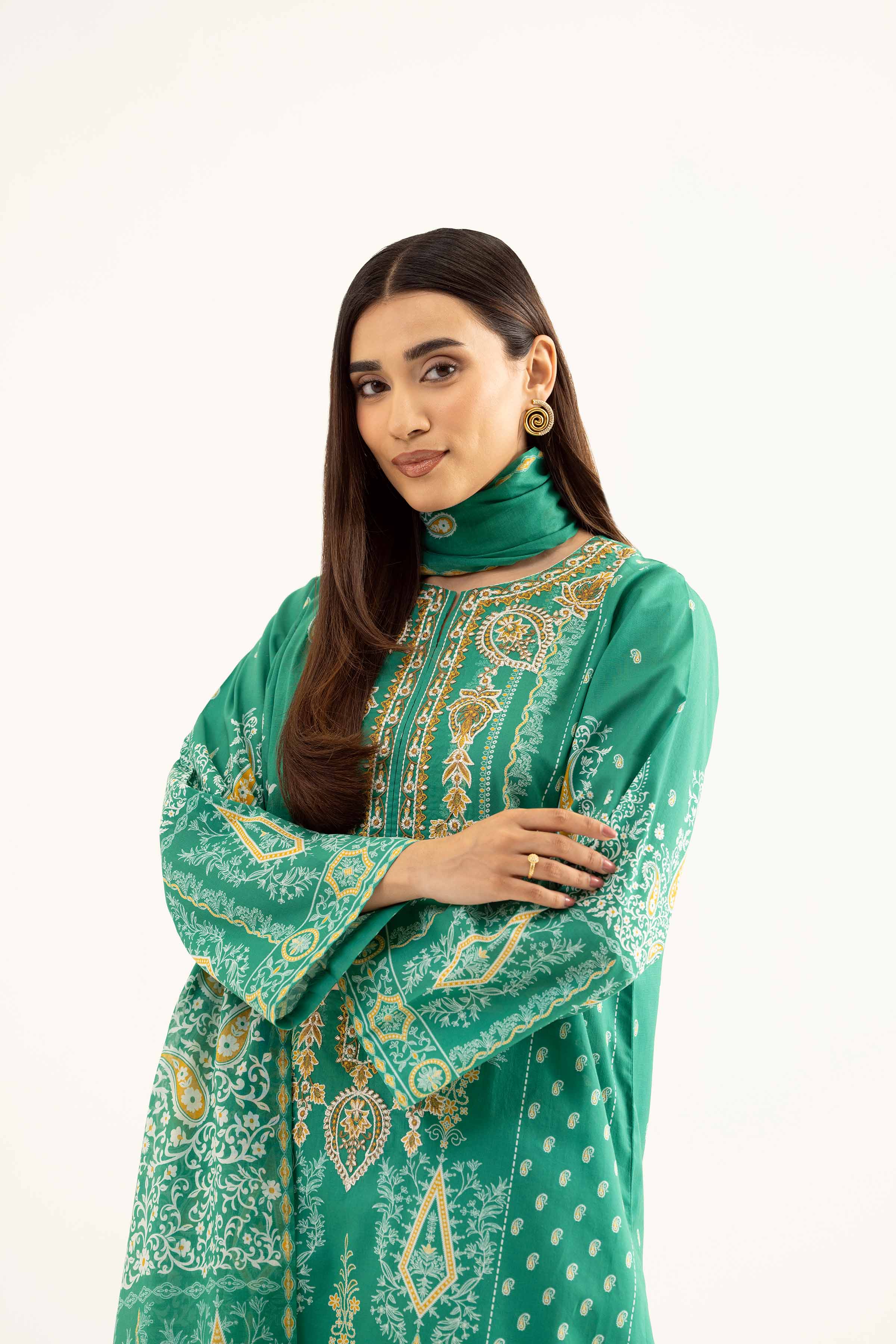 3 Piece - Digital Printed Suit - 42502233 for Women - Unstitched Collection | Nishat | Shop Online