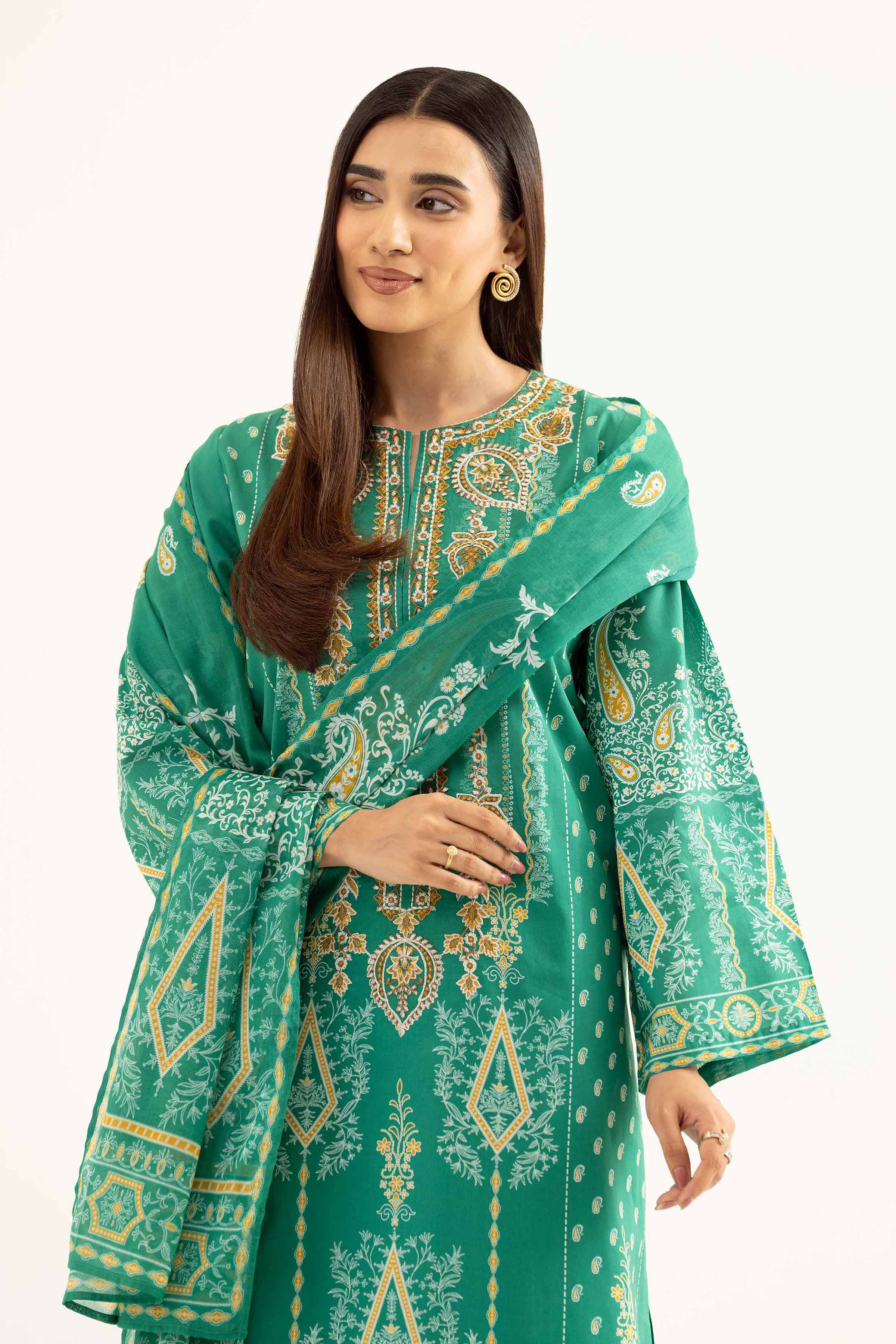 3 Piece - Digital Printed Suit - 42502233 for Women - Unstitched Collection | Nishat | Shop Online