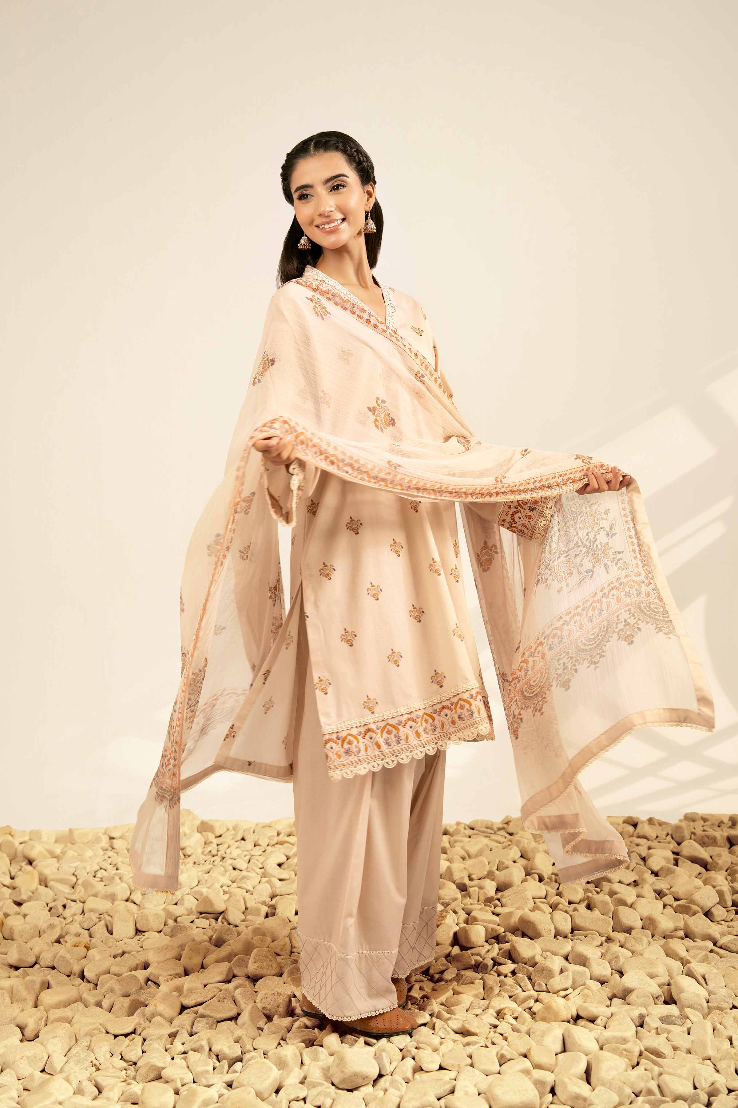 3 Piece - Digital Printed Suit - 42502234 for Women - Unstitched Collection | Nishat | Shop Online