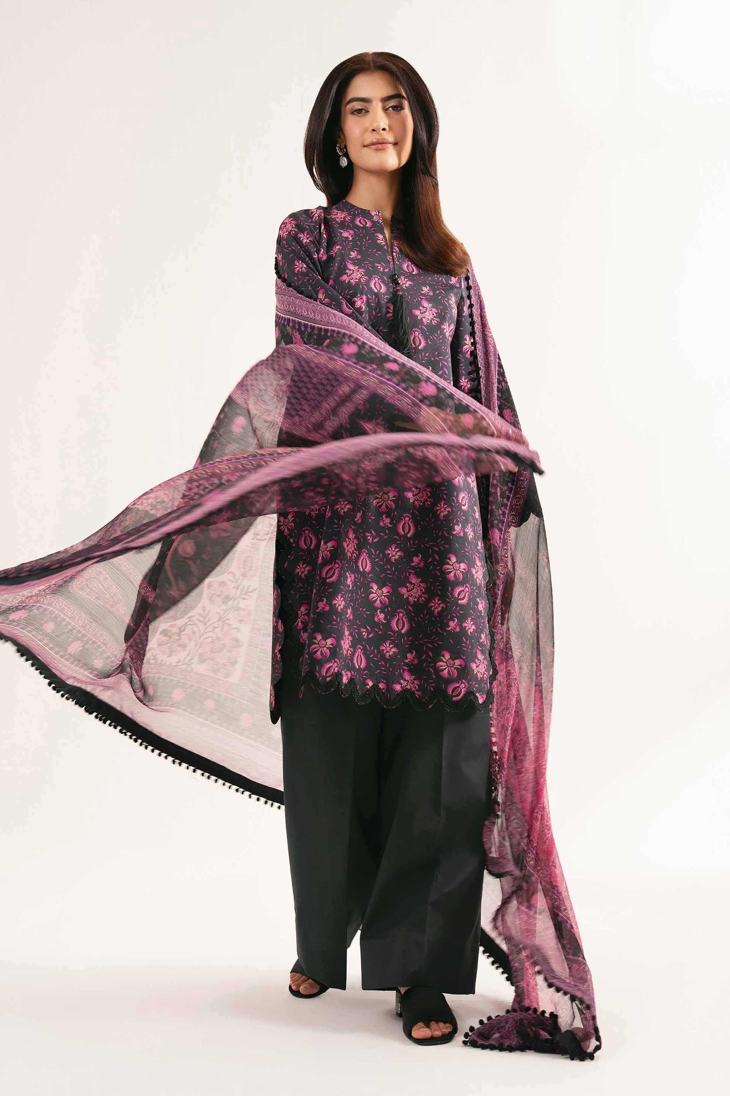 3 Piece - Digital Printed Suit - 42502236 for Women - Unstitched Collection | Nishat | Shop Online