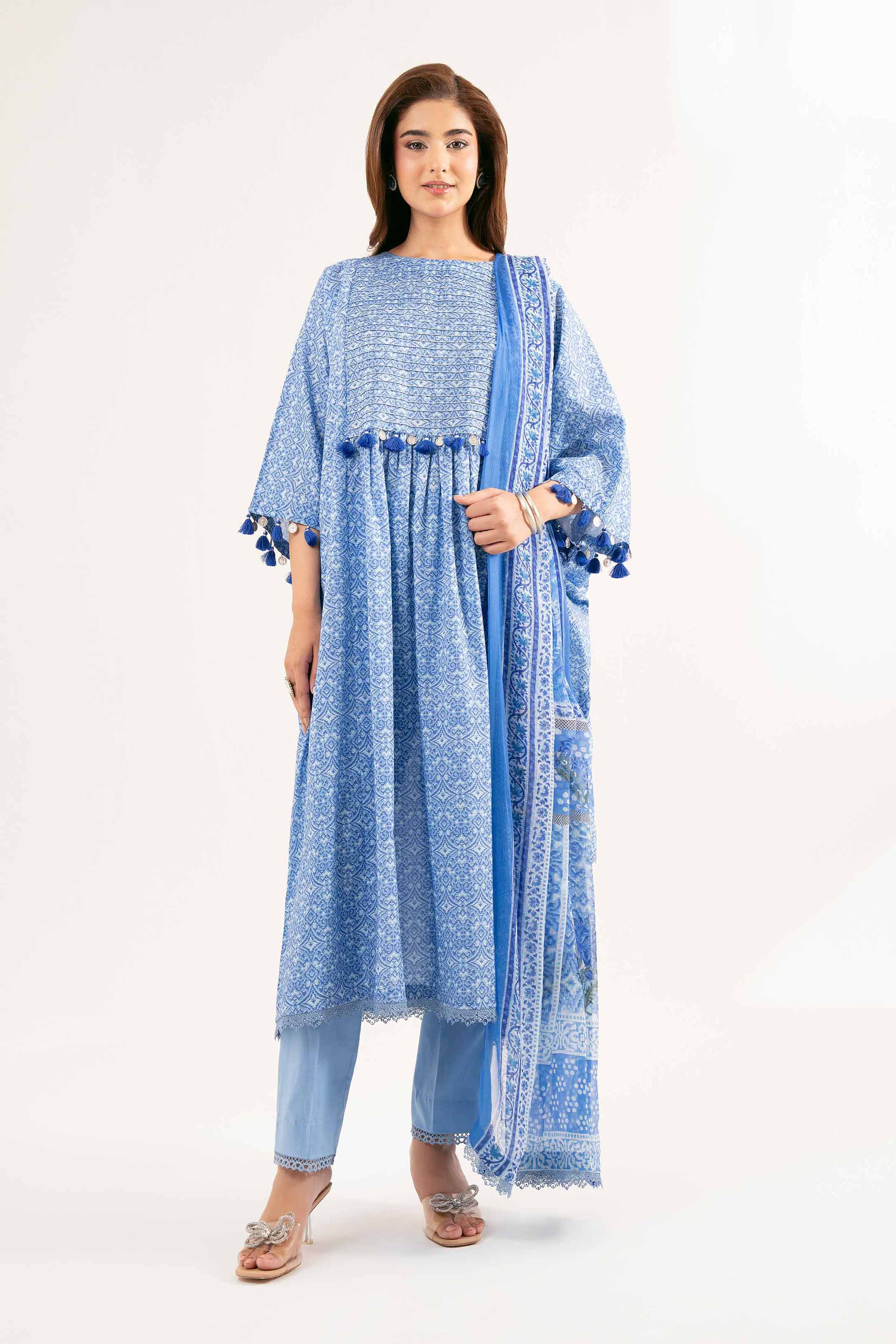 3 Piece - Digital Printed Suit - 42502242 for Women - Unstitched Collection | Nishat | Shop Online