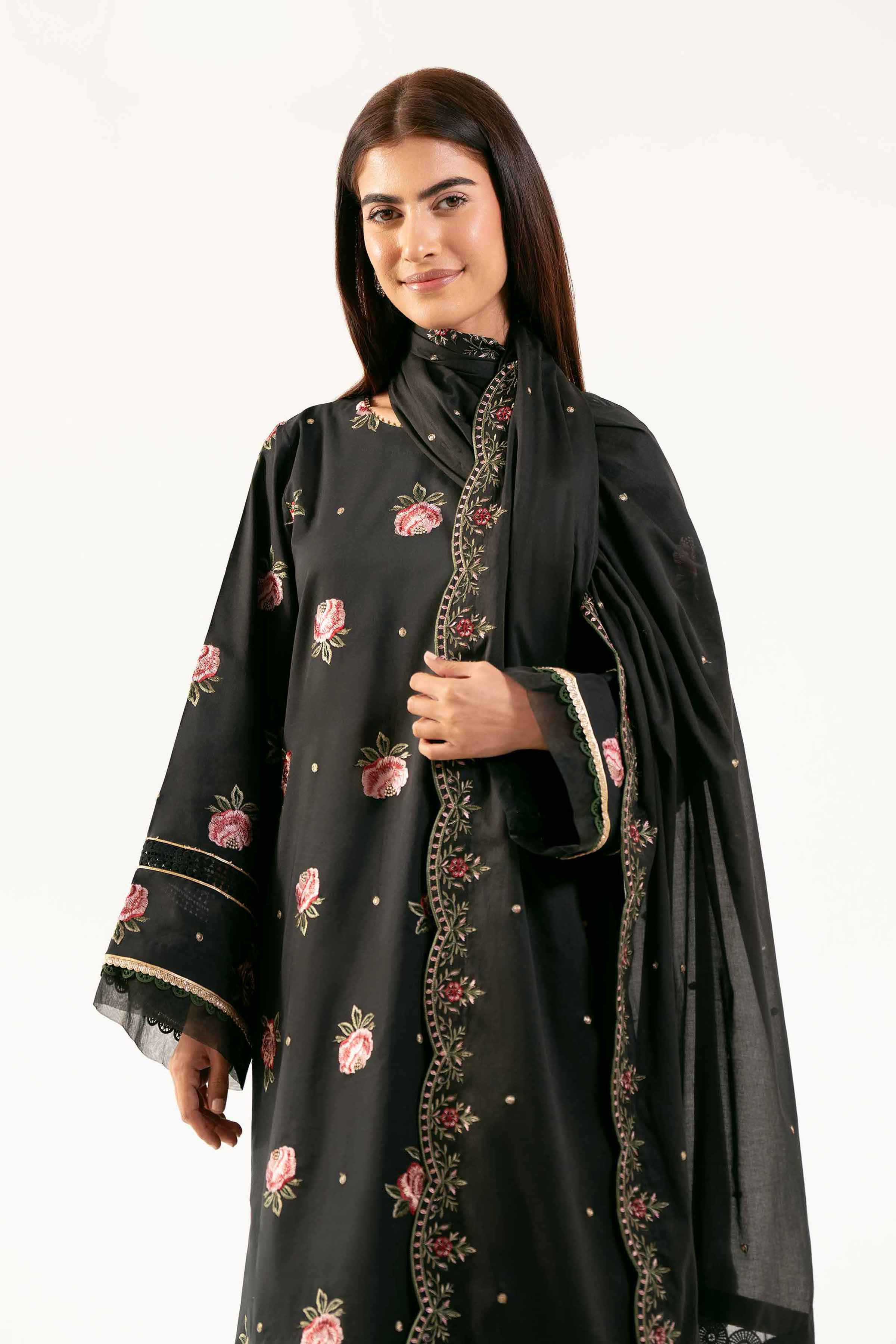 3 Piece - Dyed Embroidered Suit - 42502244 for Women - Unstitched Collection | Nishat | Shop Online